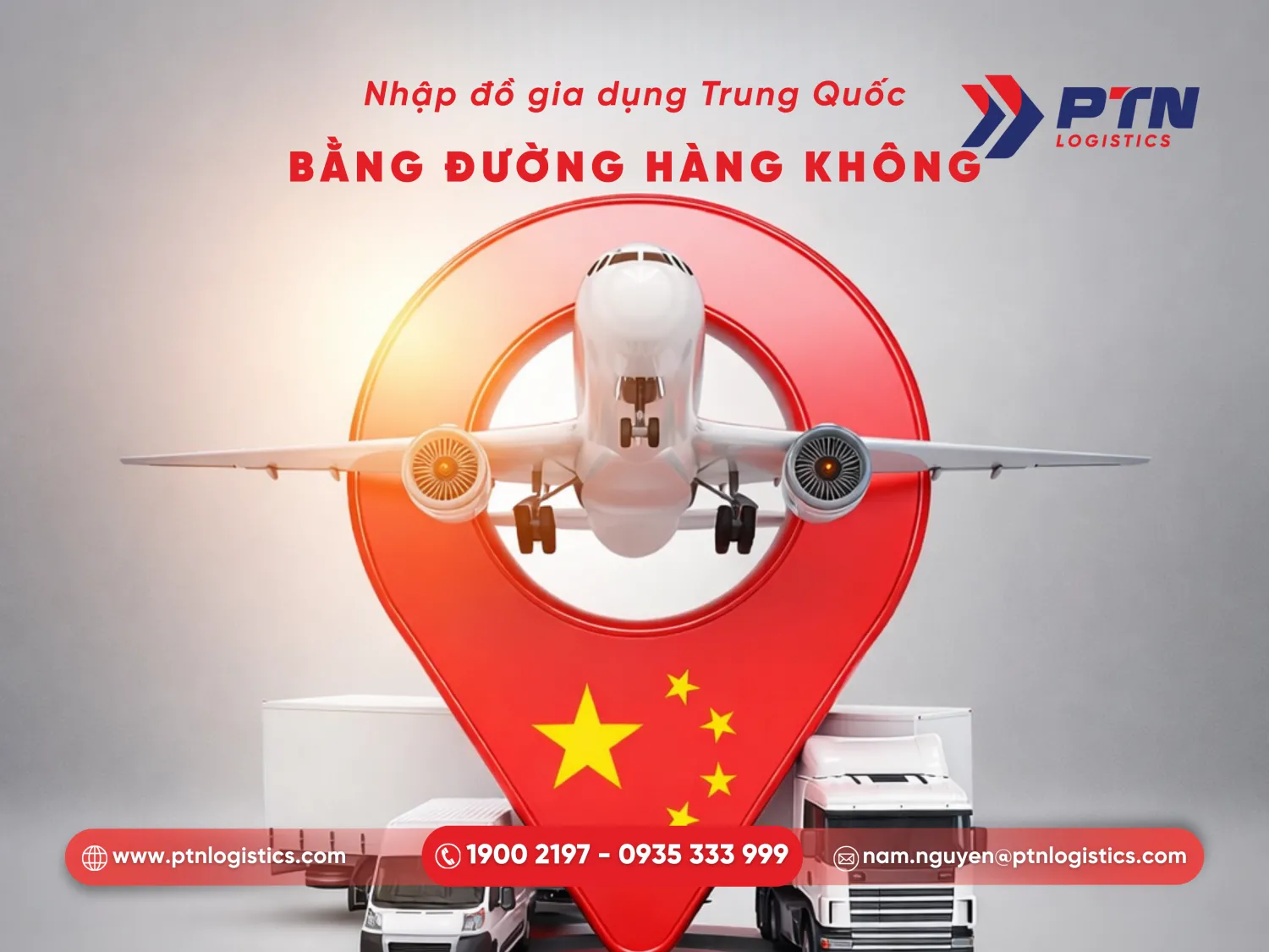Vận chuyển dồ gia dụng Trung Quốc bằng đường air