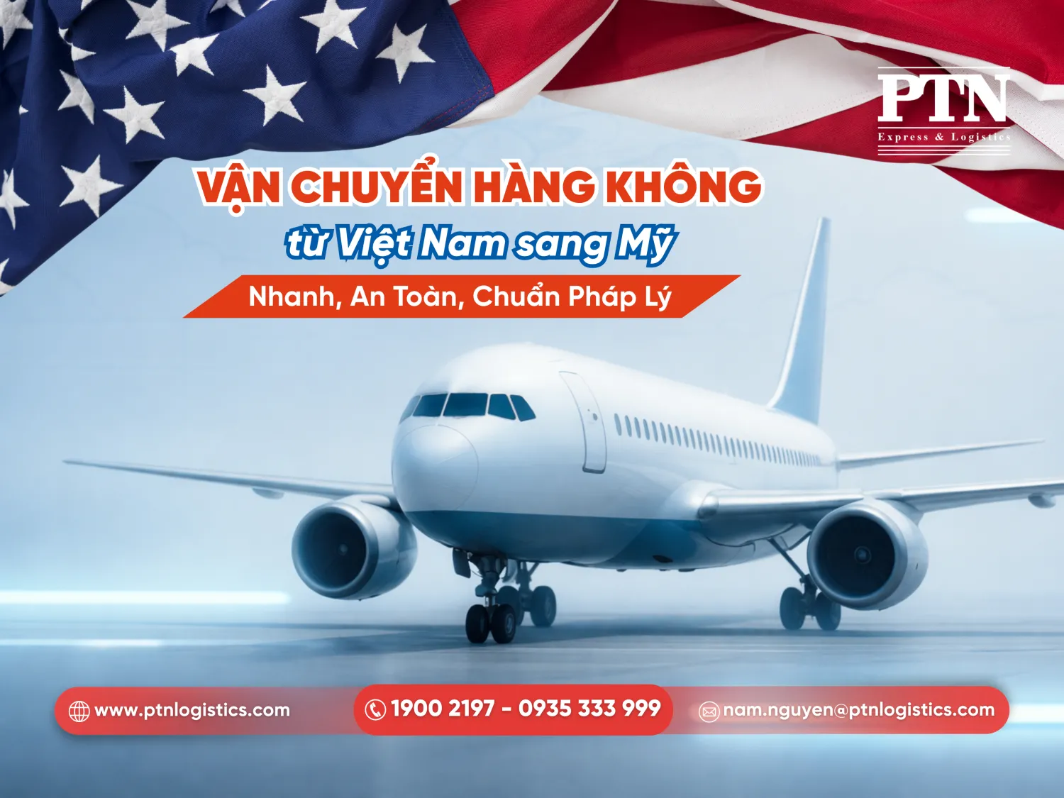 Vận chuyển hàng không từ Việt Nam sang Mỹ