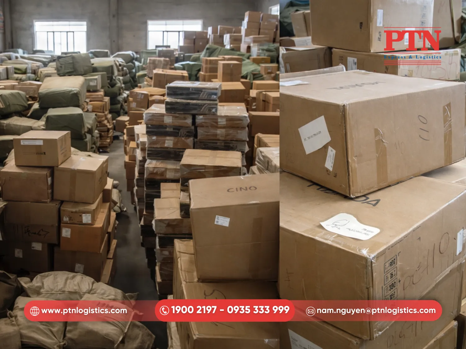 Vận chuyển nội địa Trung Quốc về kho tập kết