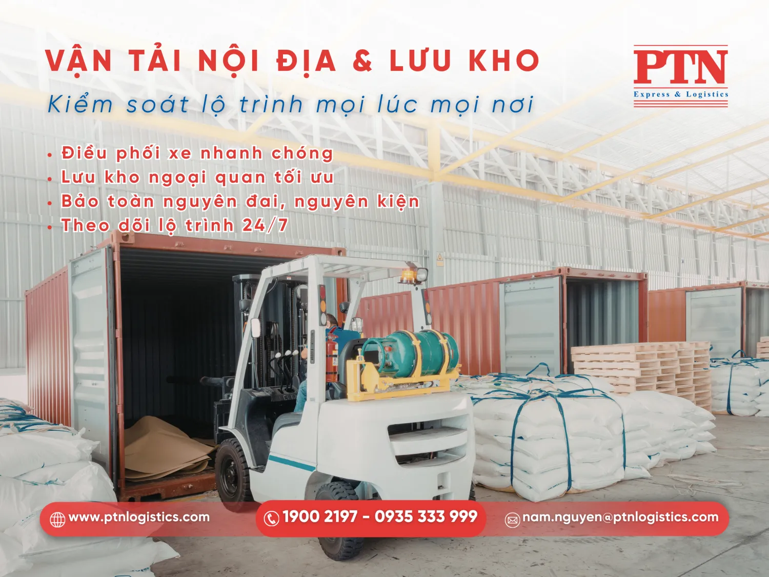 Vận chuyển nội địa và kho bãi