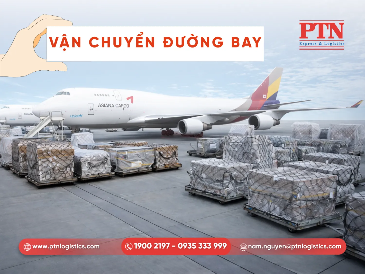 Vận chuyển vải bằng đường hàng không