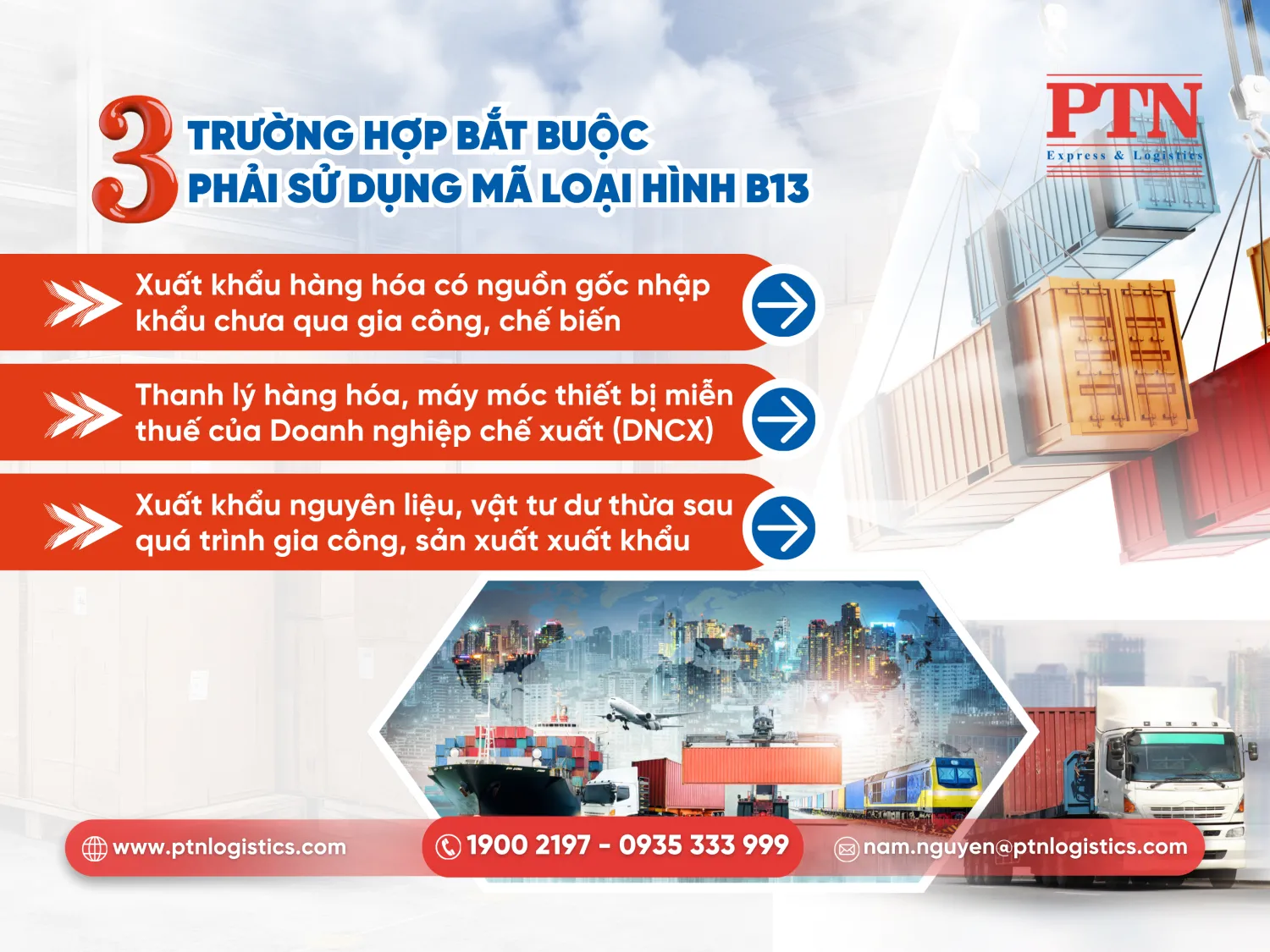 3 trường hợp bắt buộc phải sử dụng mã loại hình B13