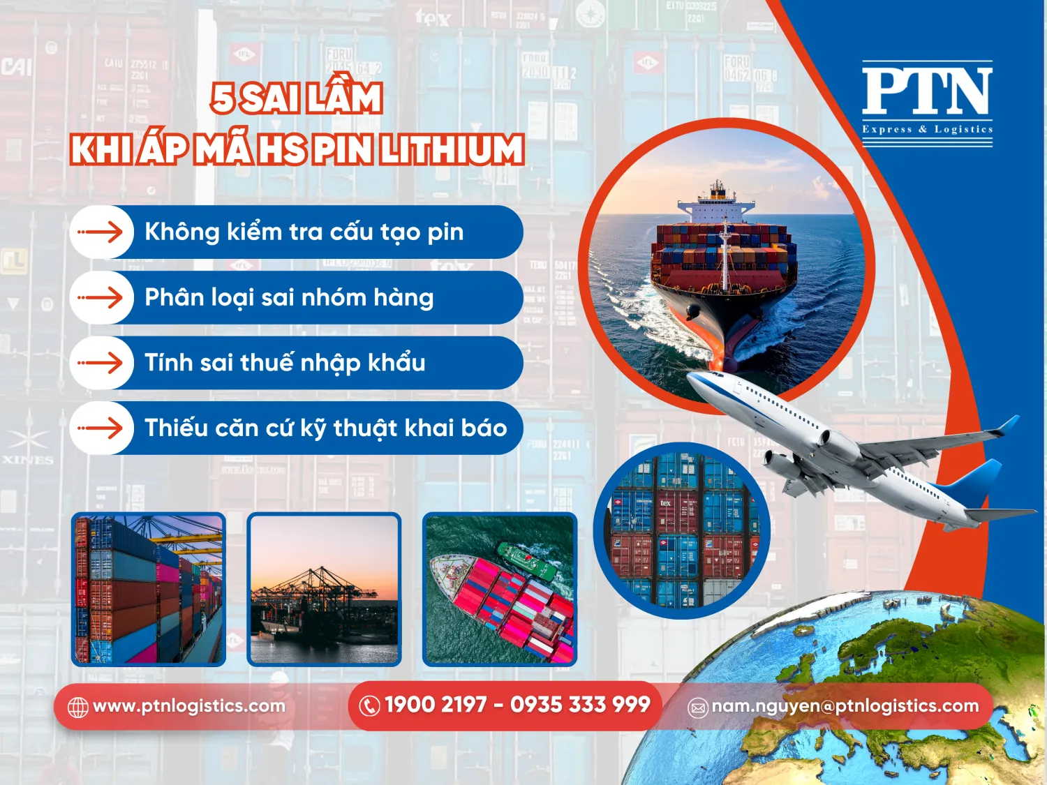 5 sai lầm khi áp mã HS pin lithium