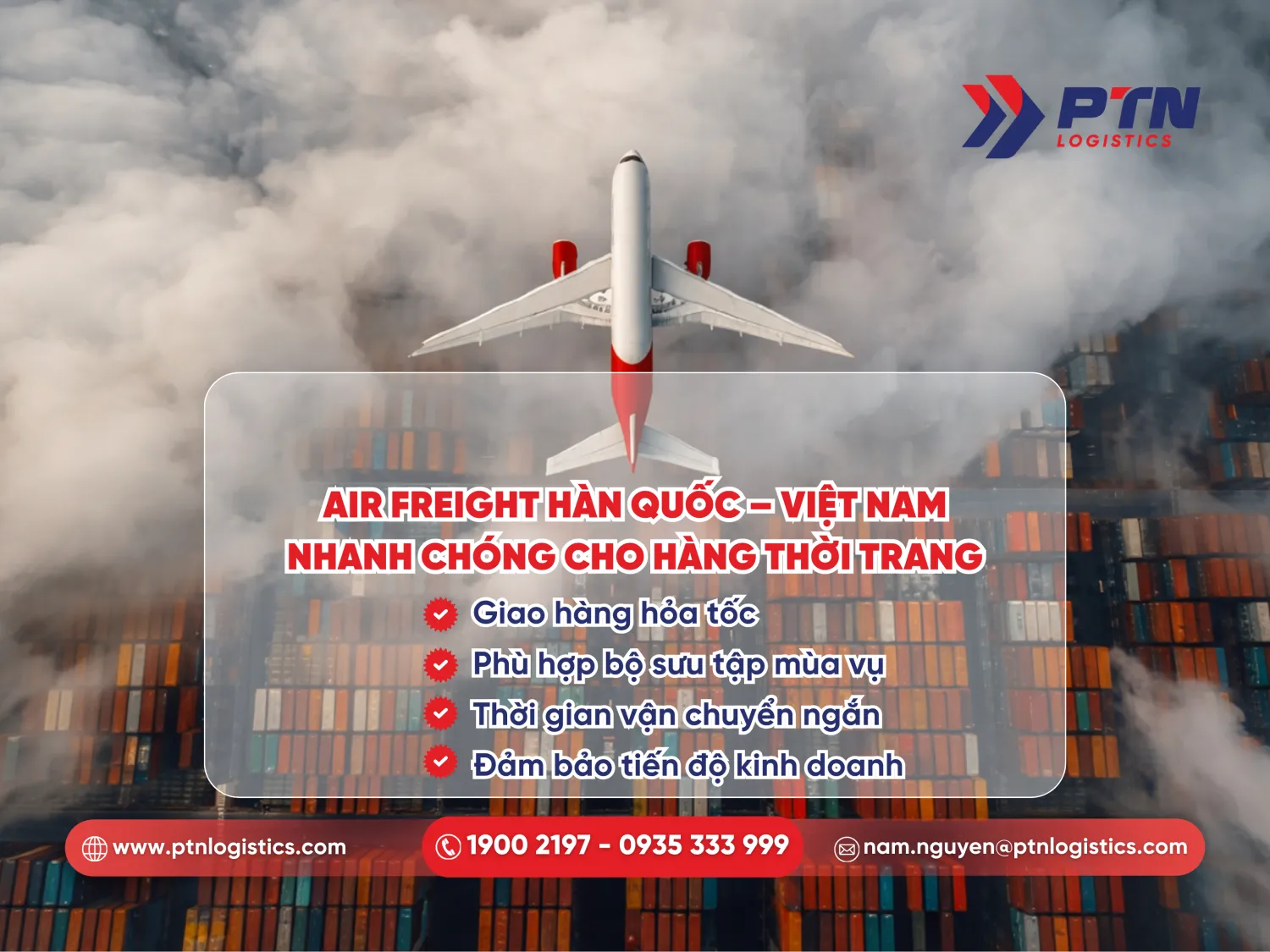 Air freight tuyến Hàn Quốc - Việt Nam