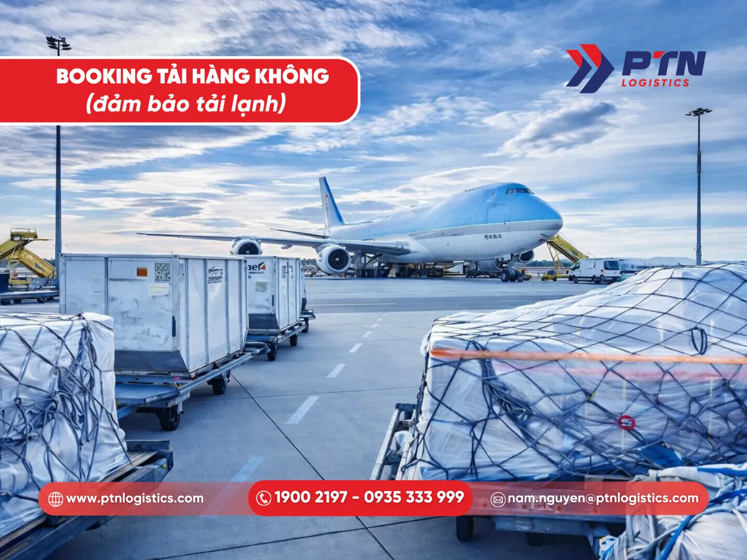 Booking tại hàng không đảm bảo tải lạnh