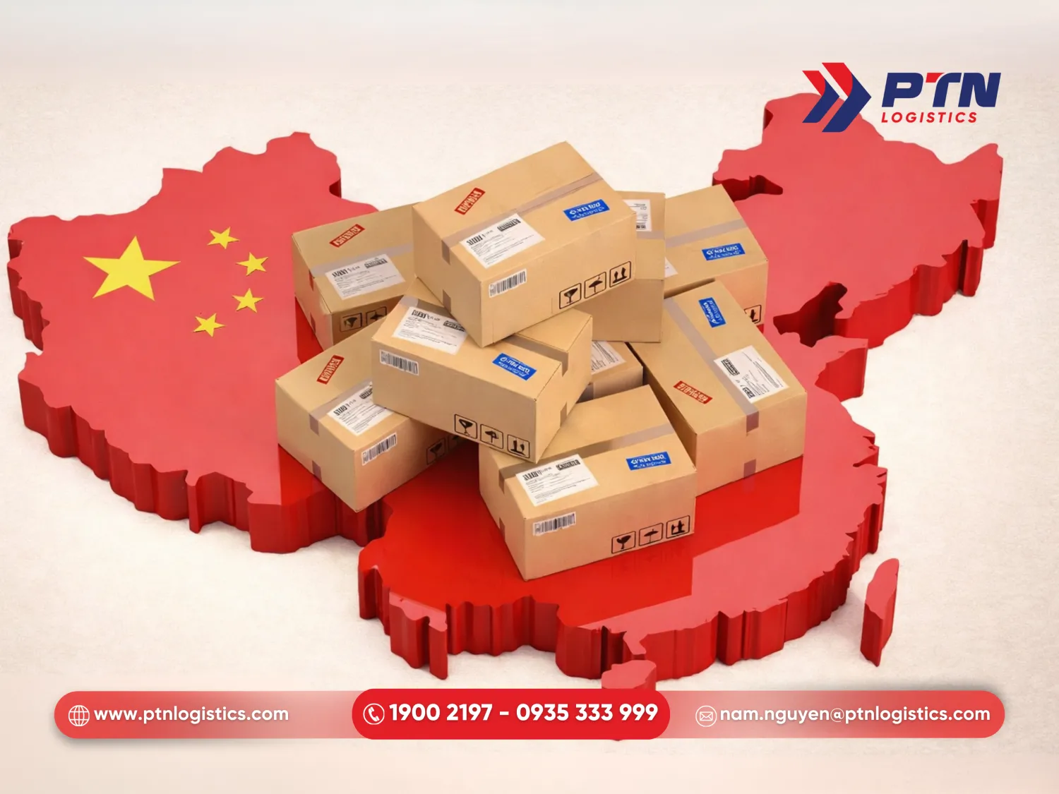 Bước vận chuyển nội địa Trung Quốc đến cửa khẩu