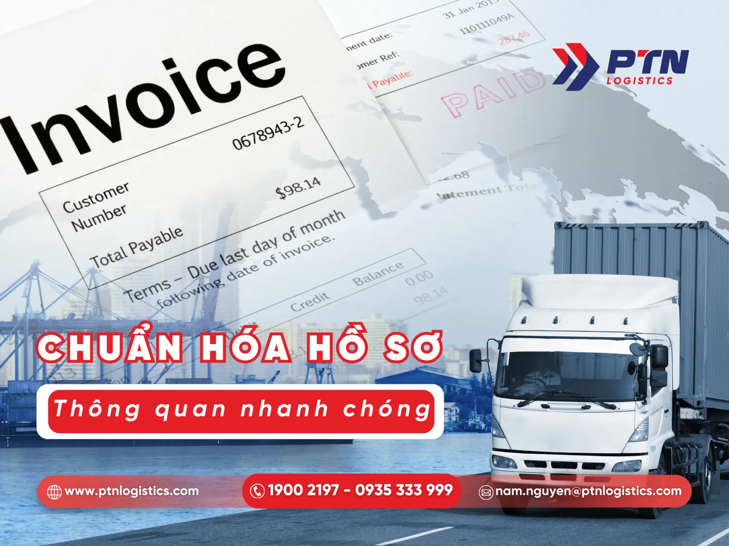 Các hóa đơn và chứng từ phải có
