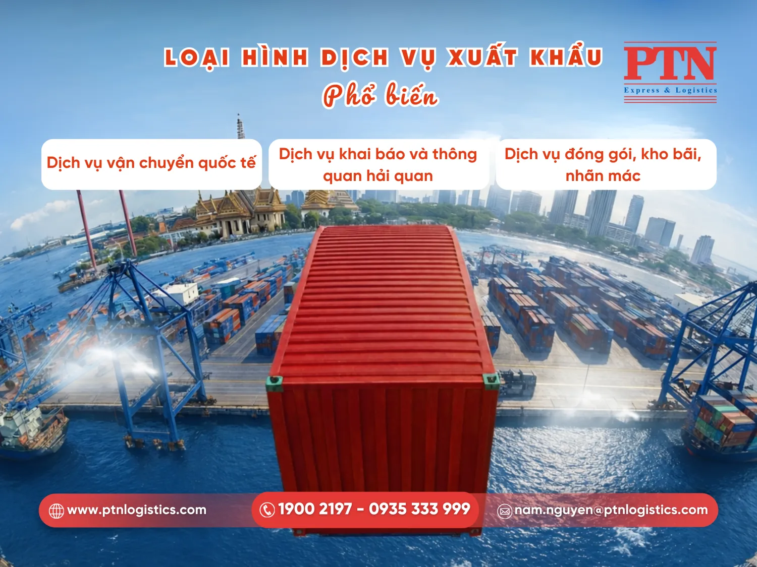 Các loại hình dịch vụ xuất khẩu phổ biến hiện nay