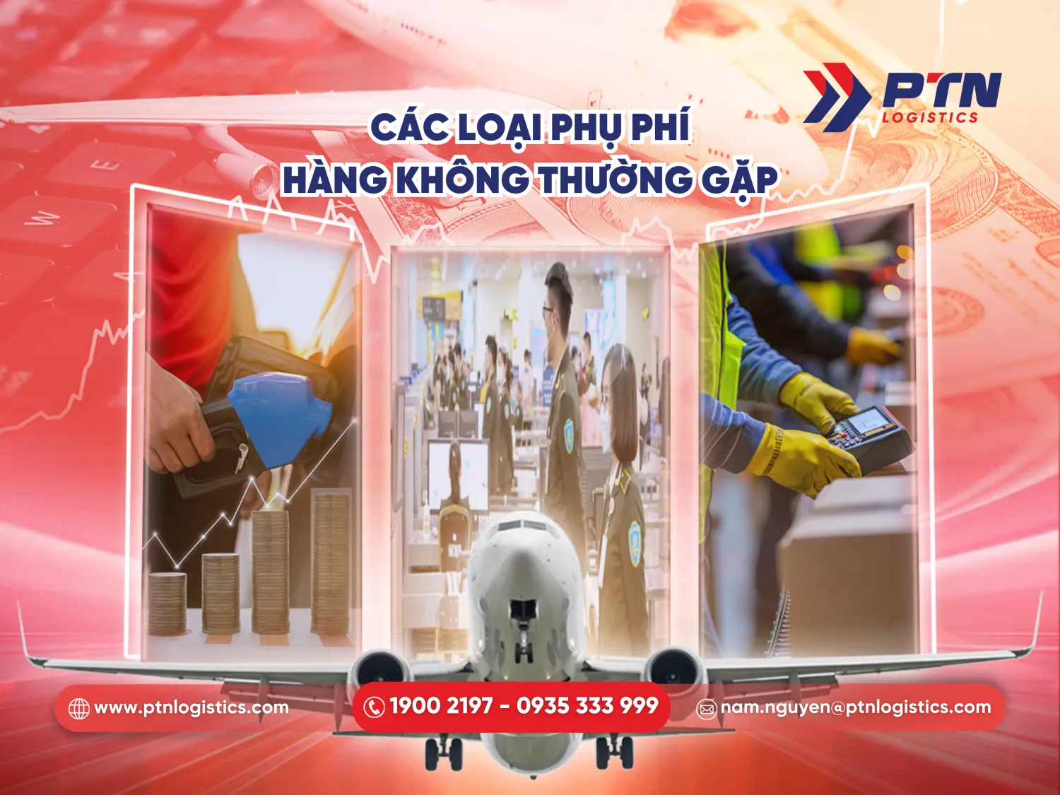 Các loại phụ phí hàng không thường gặp nhất