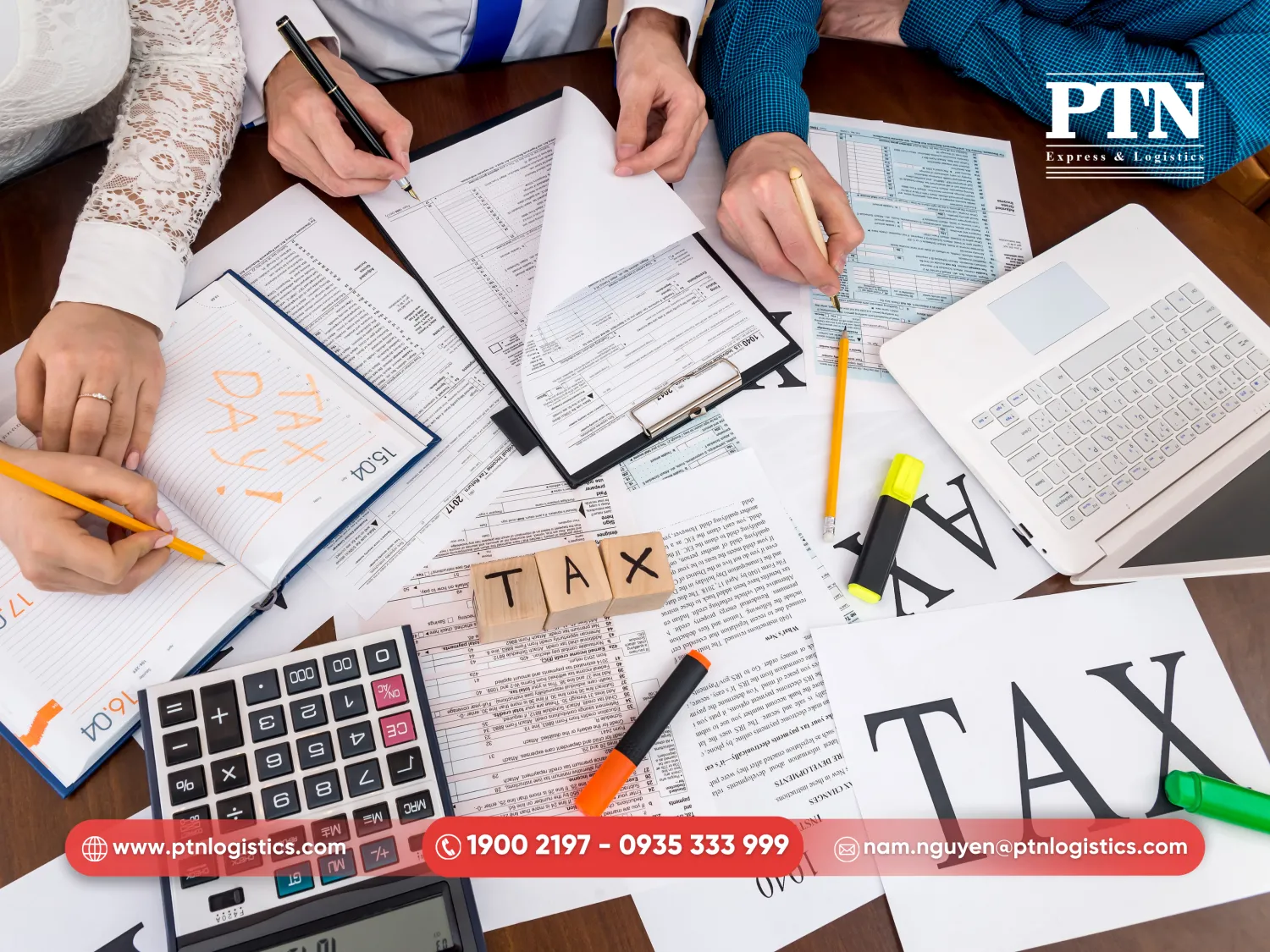 Các loại thuế nhập khẩu và thuế VAT cho bàn phấn nhập khẩu Trung Quốc