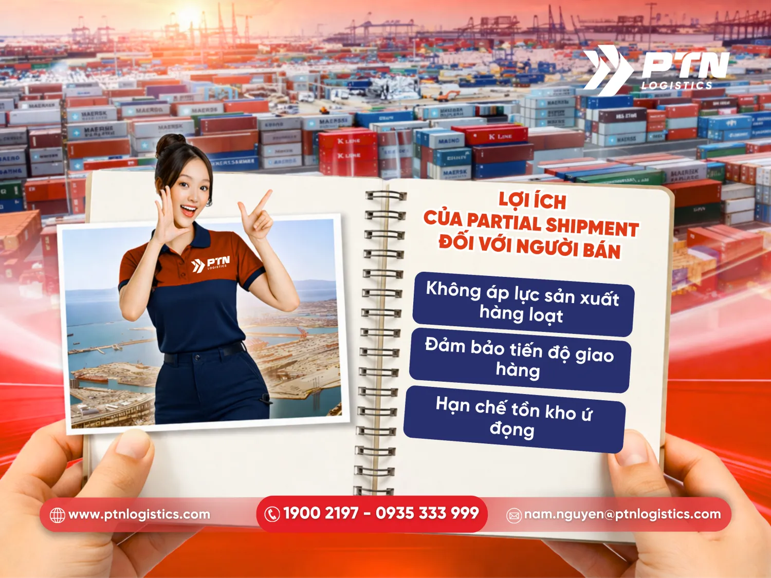 Các lợi ích của partial shipment đối với người bán
