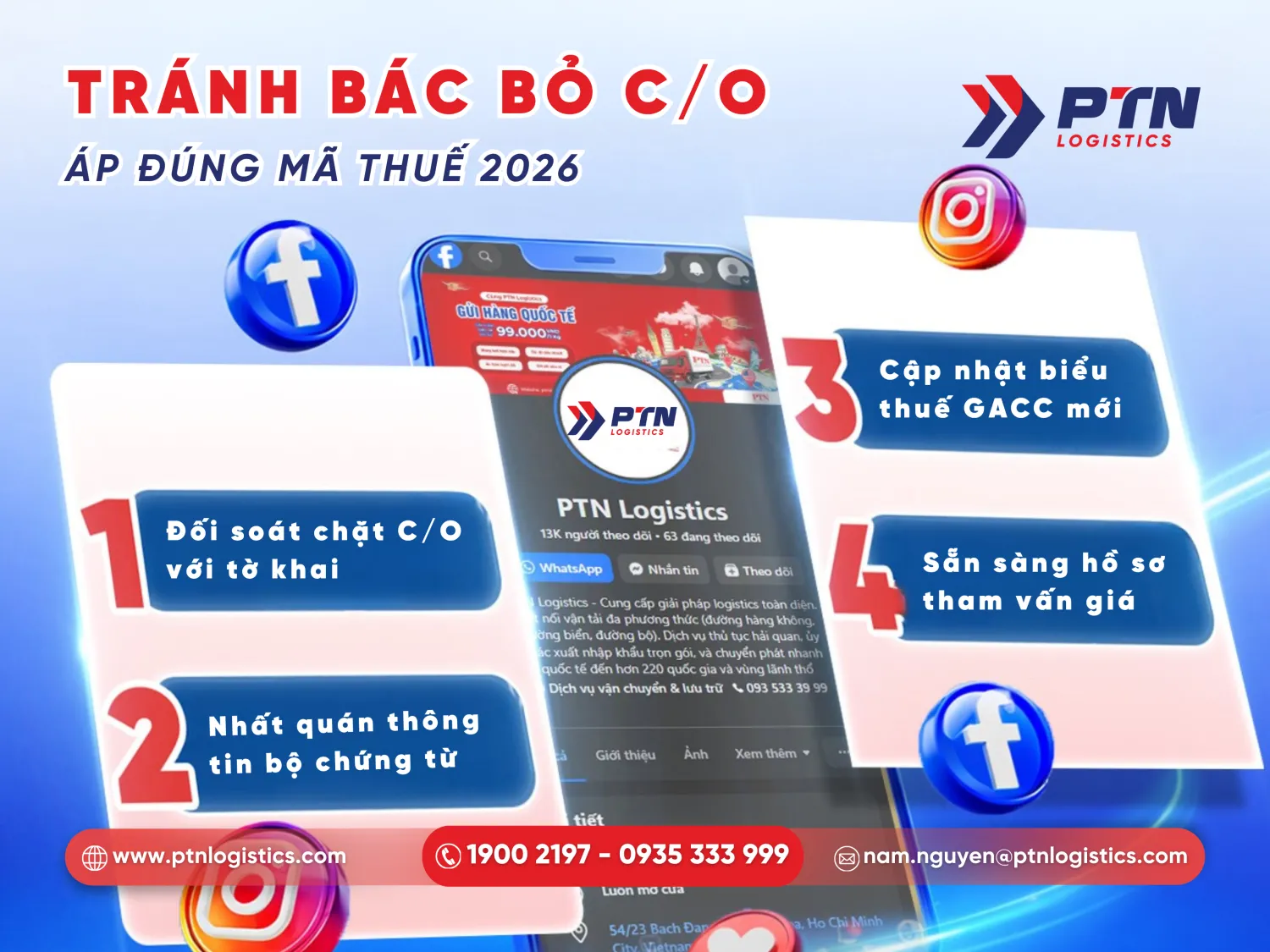 Các lưu ý để tránh bác bỏ C/O