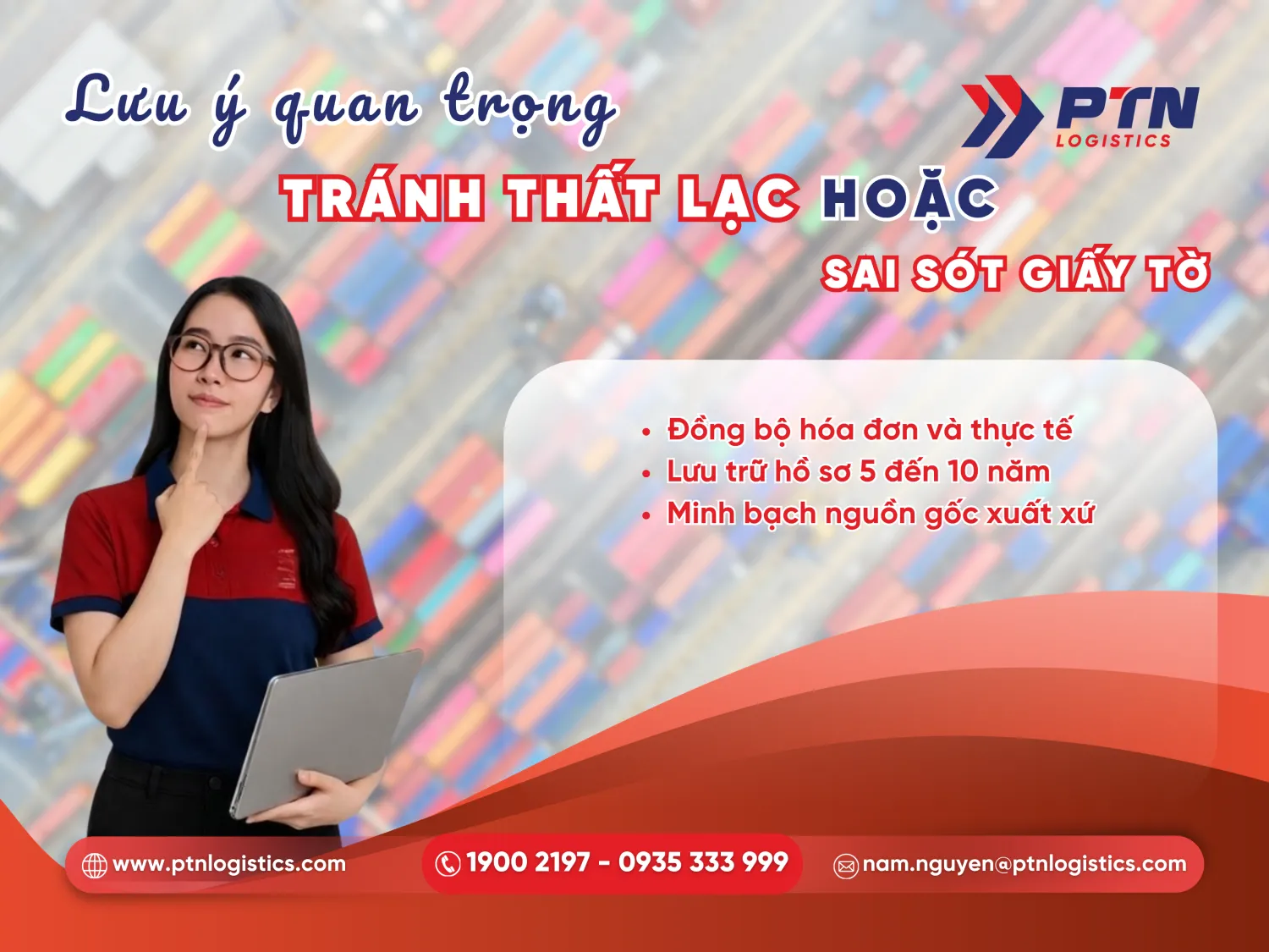 Các lưu ý để tránh thất lạc hay sai sót giấy tờ