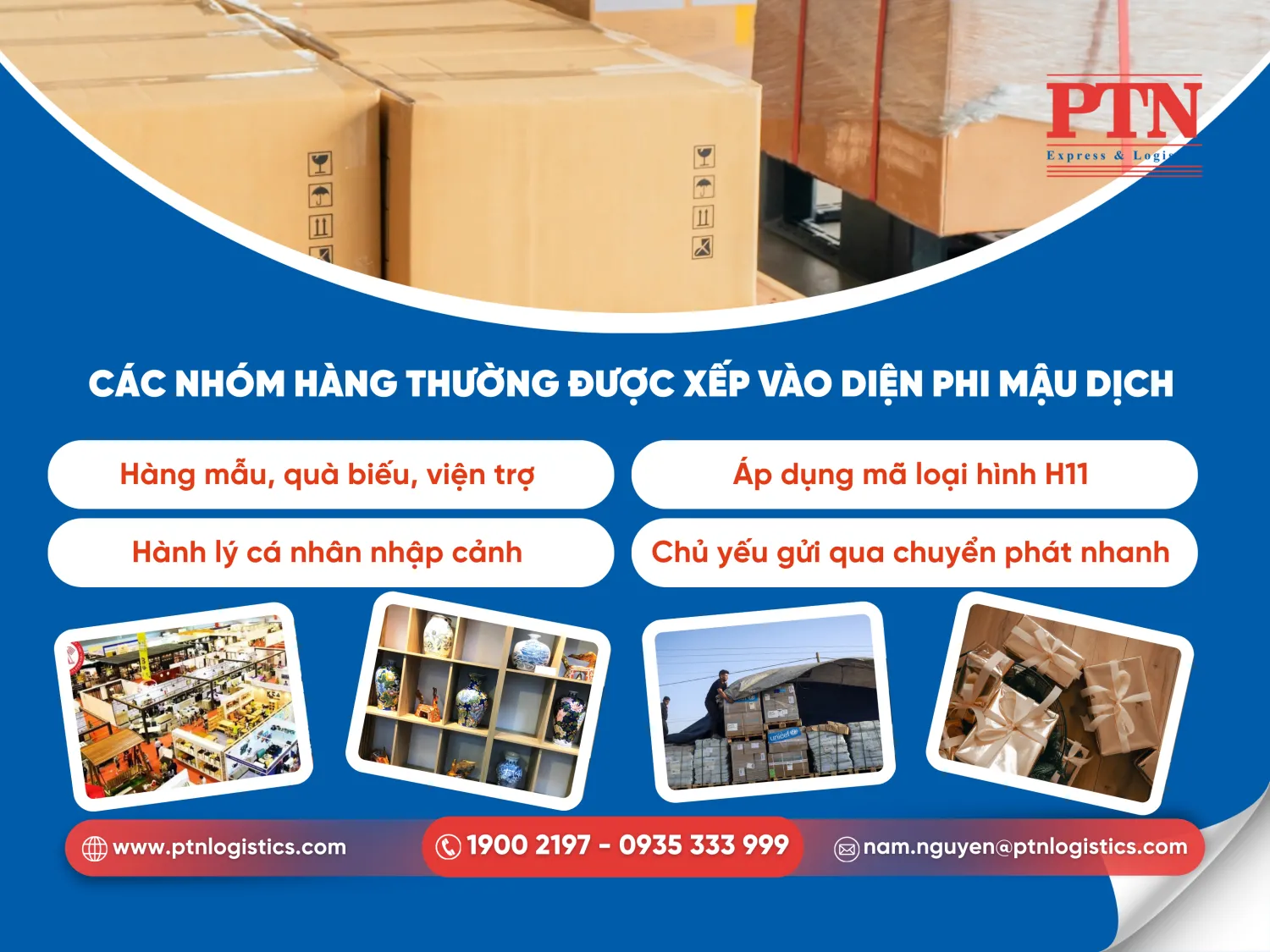 Các nhóm hàng thường được xếp vào diện phi mậu dịch