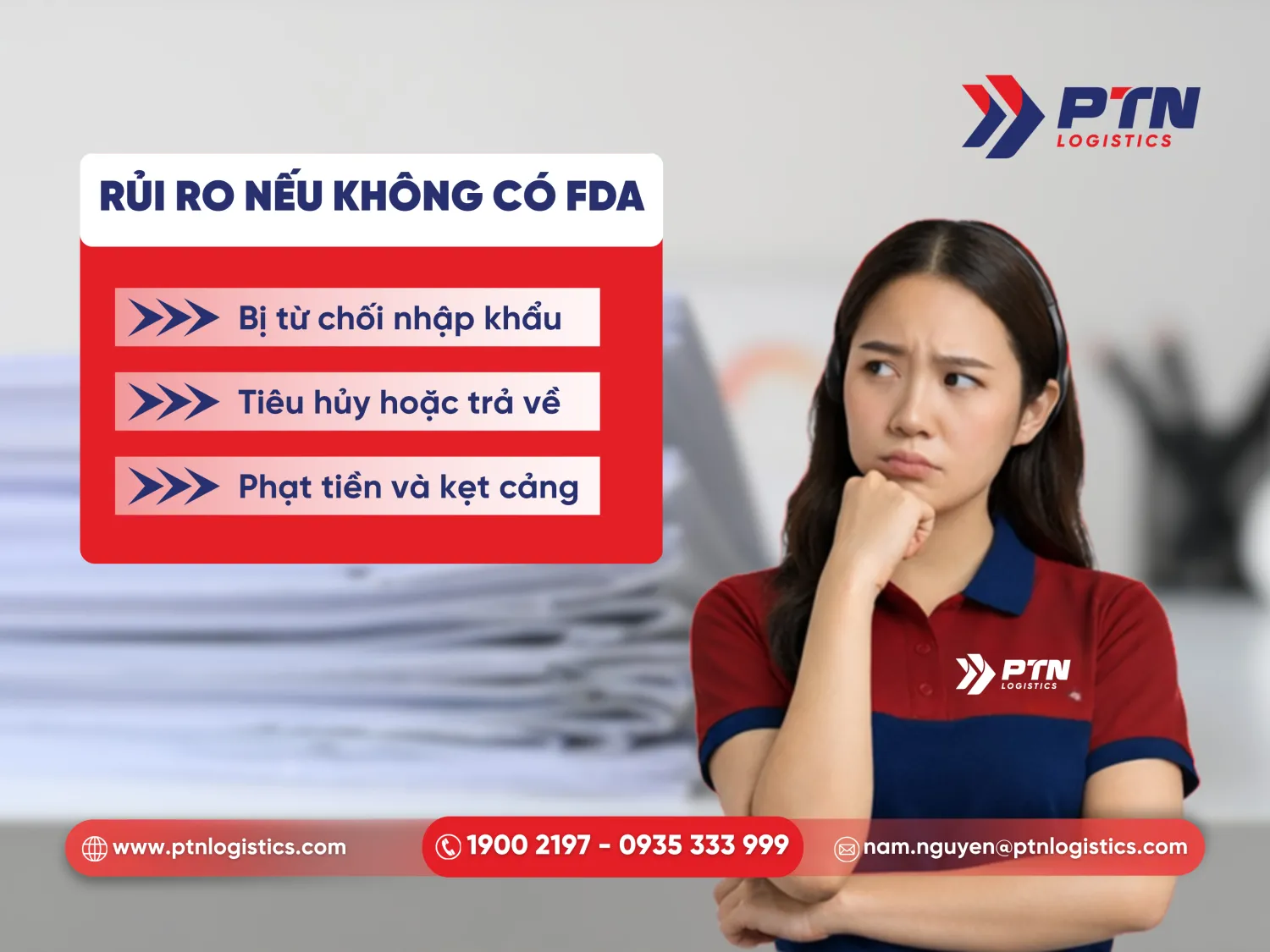 Các rủi ro nếu không có FDA