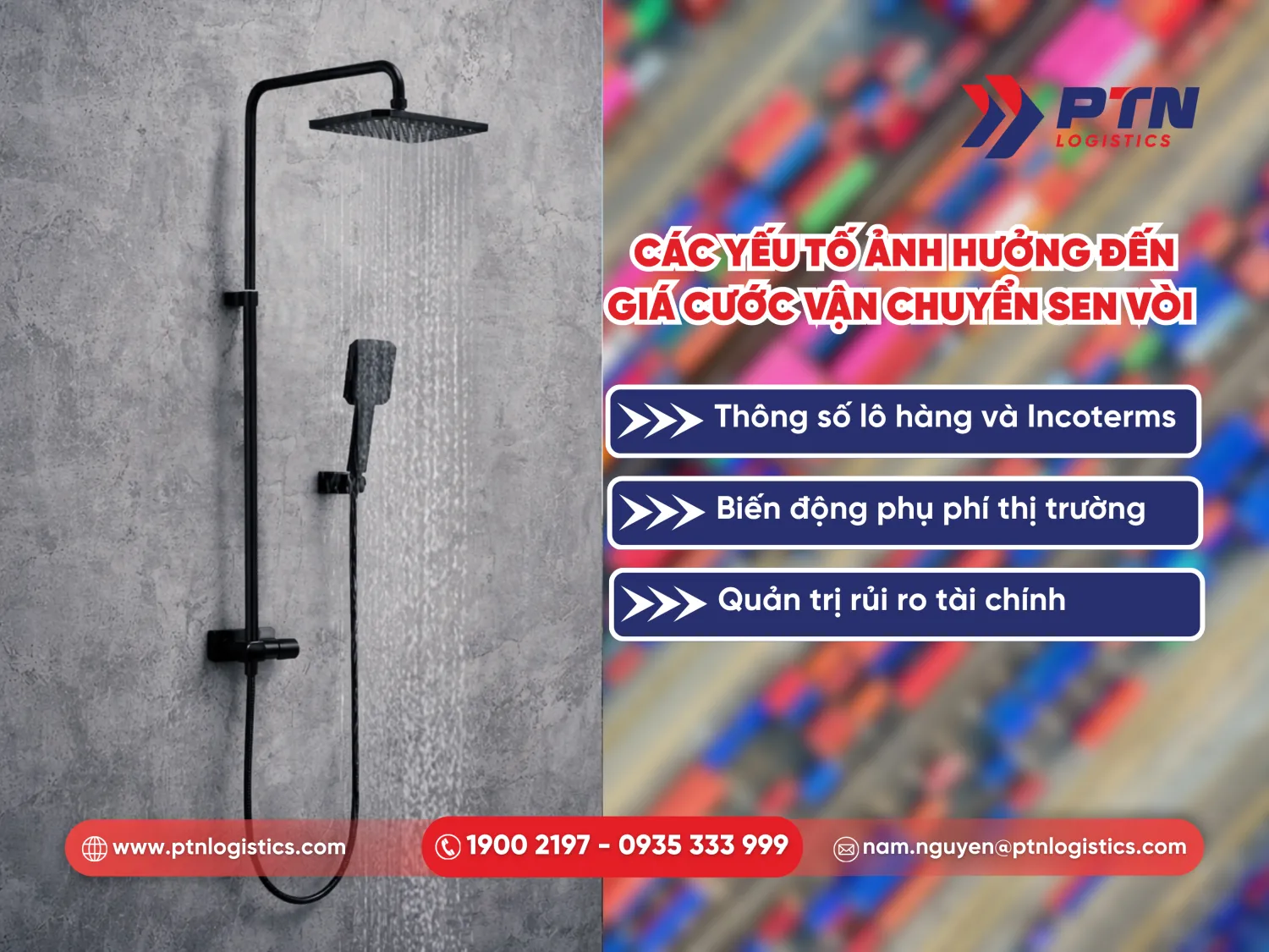 Các yếu tố ảnh hưởng đến giá cước vận chuyển sen vòi Hàn Quốc