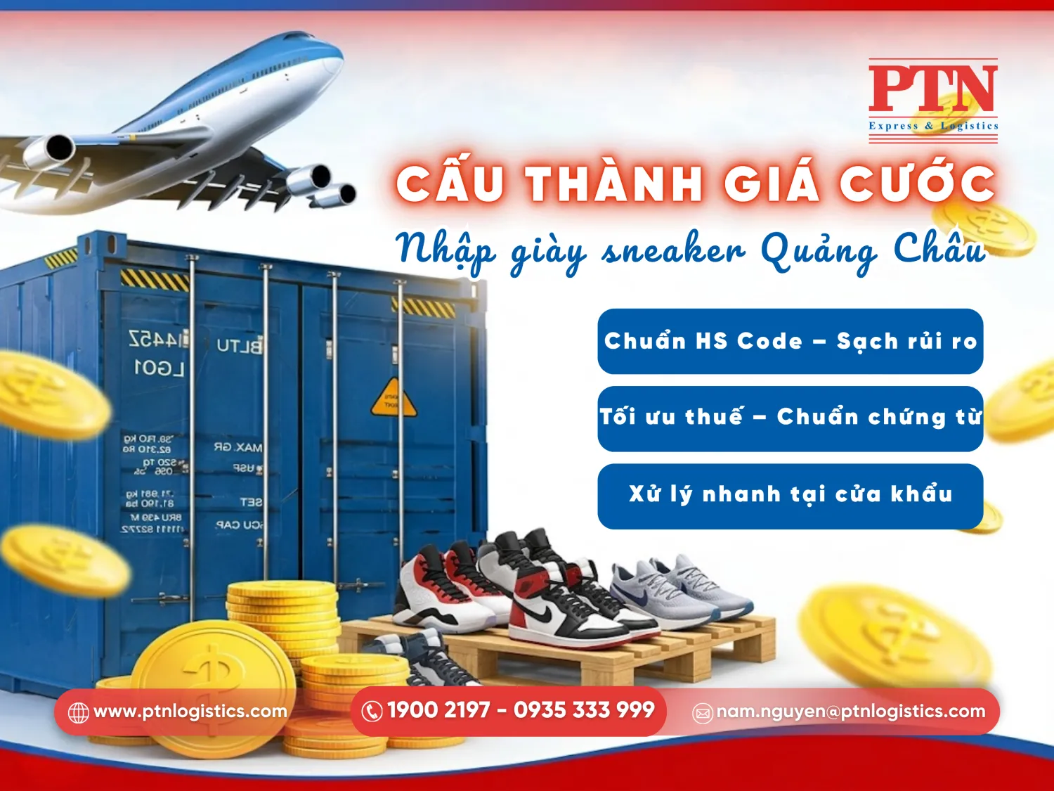 Các yếu tố cấu thành giá cước vận chuyển