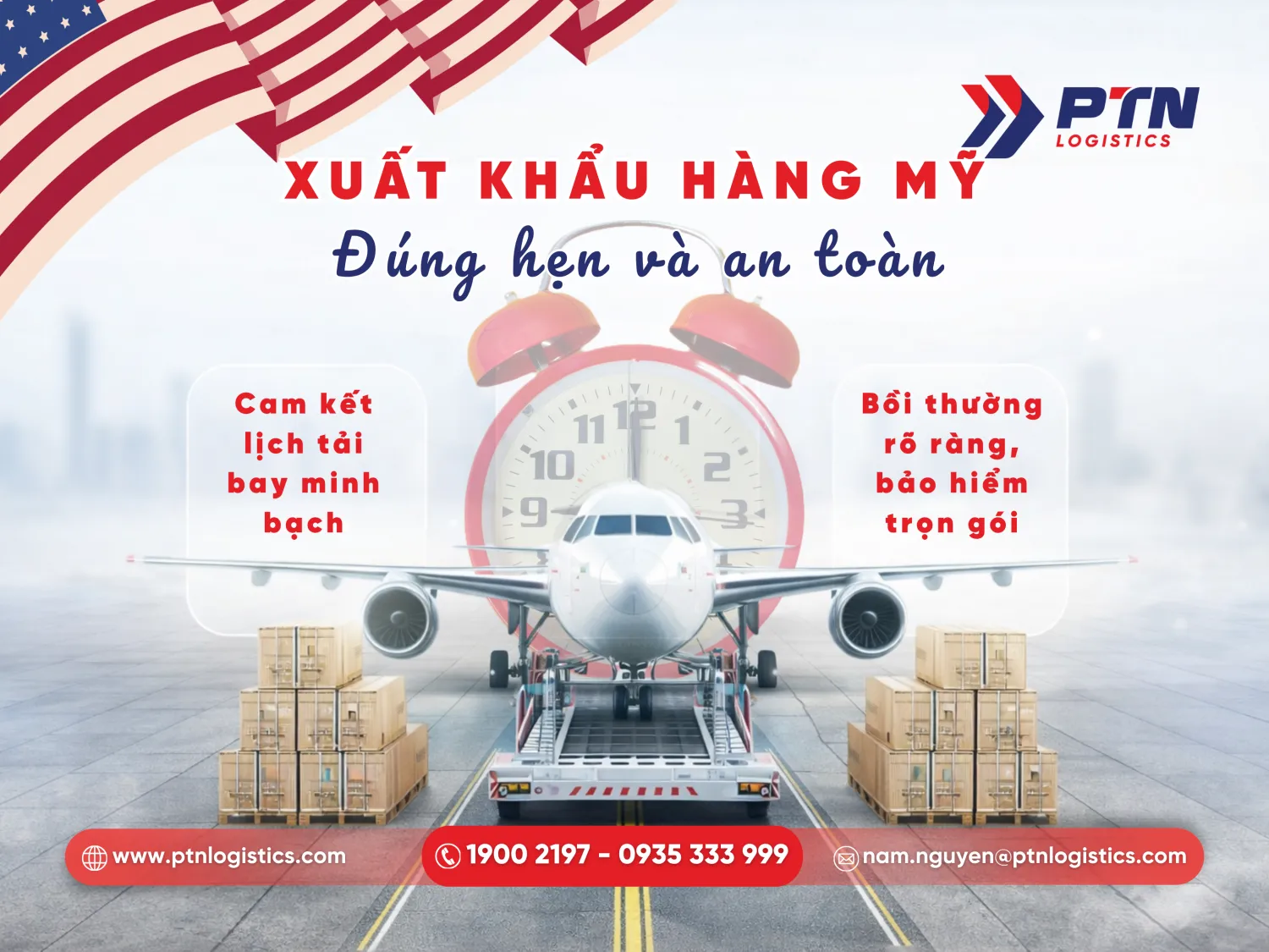 Cam kết về thời gian bay đúng hẹn