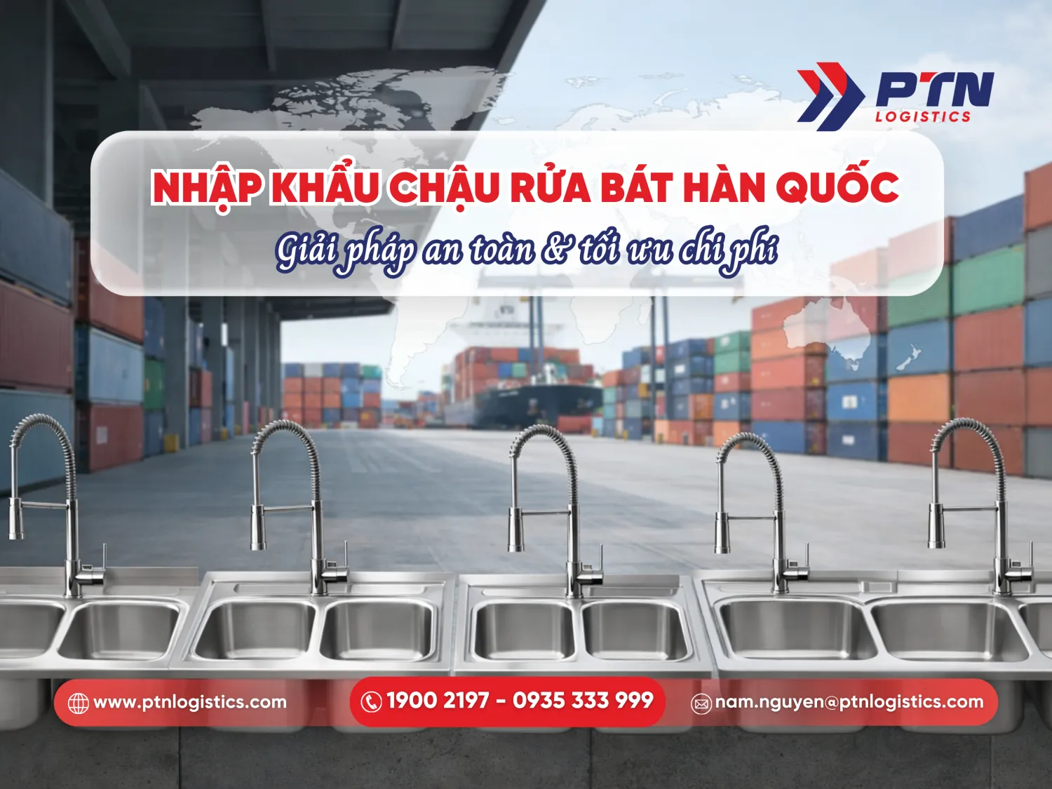 Chậu rửa bát nhập khẩu Hàn Quốc, giải pháp an toàn và tối ưu chi phí