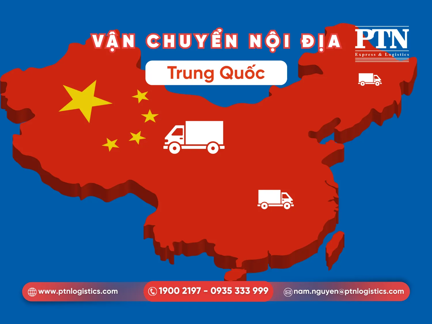 Chi phí vận chuyển nội địa Trung Quốc 