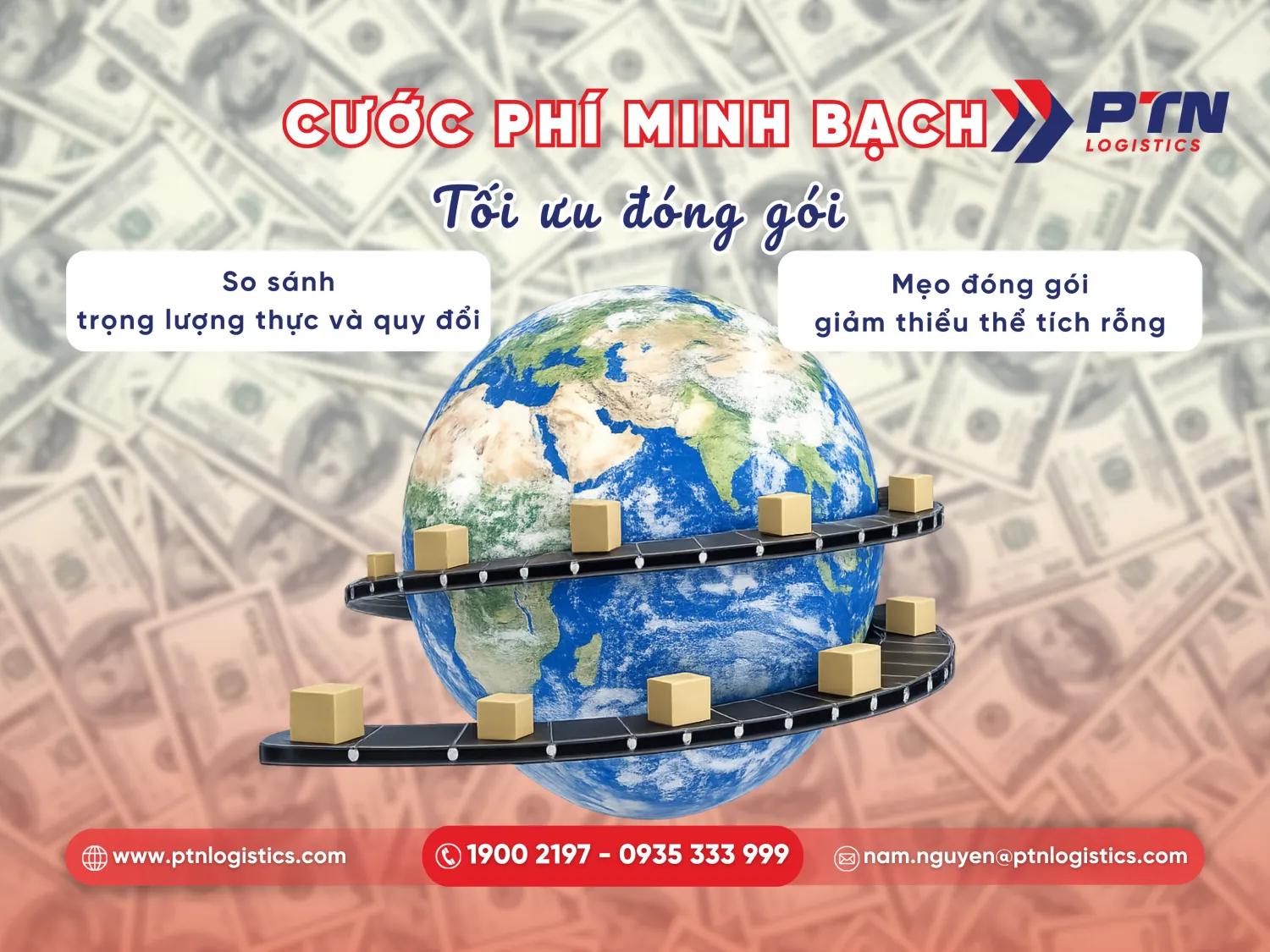 Chi phí vận chuyển quốc tế từ nước ngoài về Việt Nam