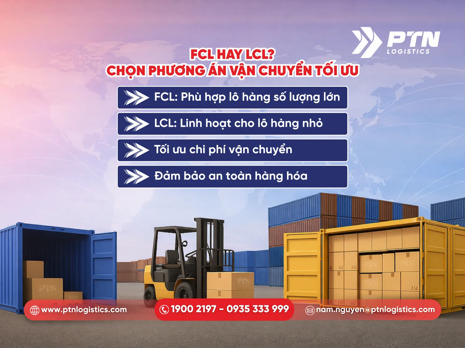Chọn phương án vận chuyển tối ưu nhất