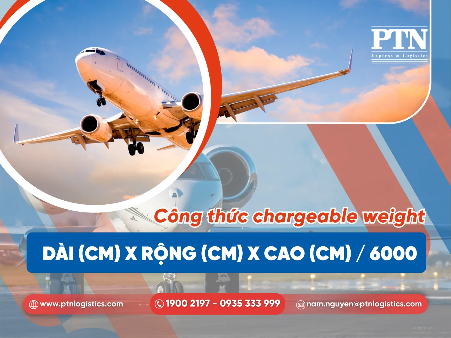Công thức chargeable weight