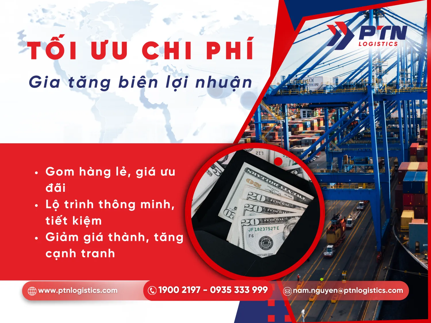 Công ty logistics giúp tối ưu chi phí vận chuyển hàng