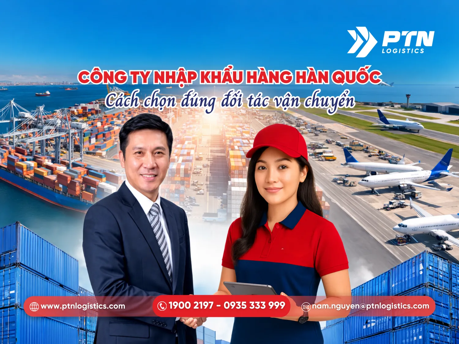 Công ty nhập khẩu hàng Hàn Quốc: Cách chọn đúng đối tác vận chuyển