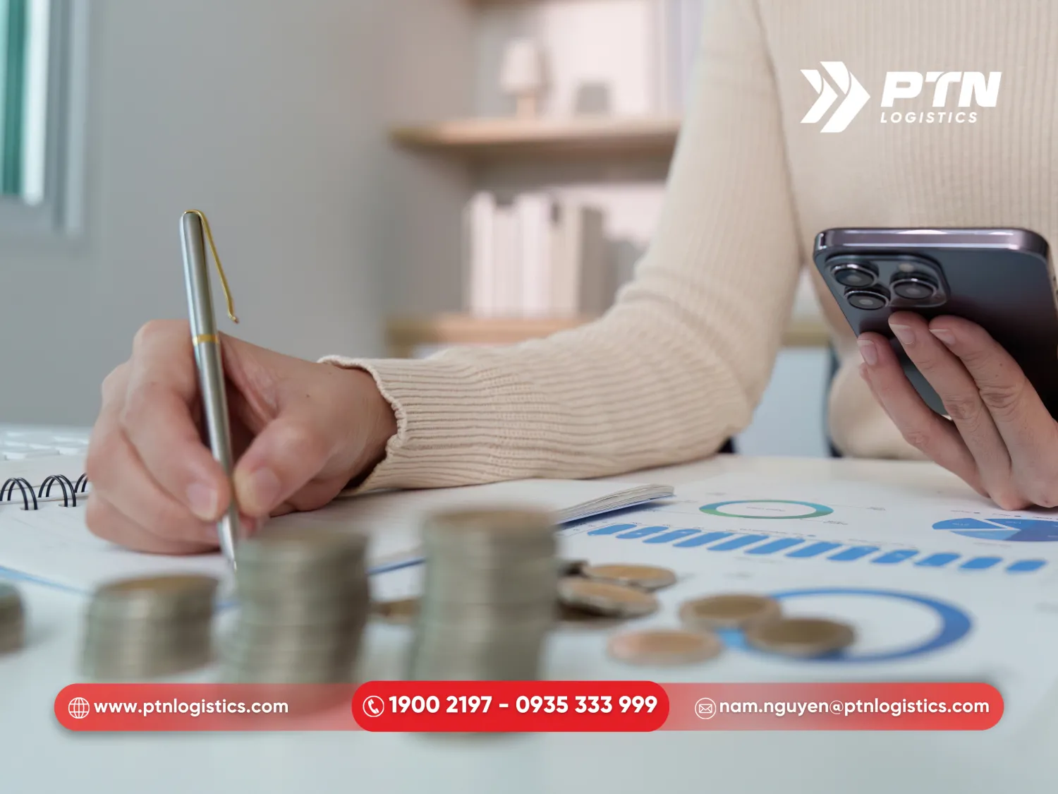 Cước vận tải quốc tế cho bếp từ Hàn Quốc