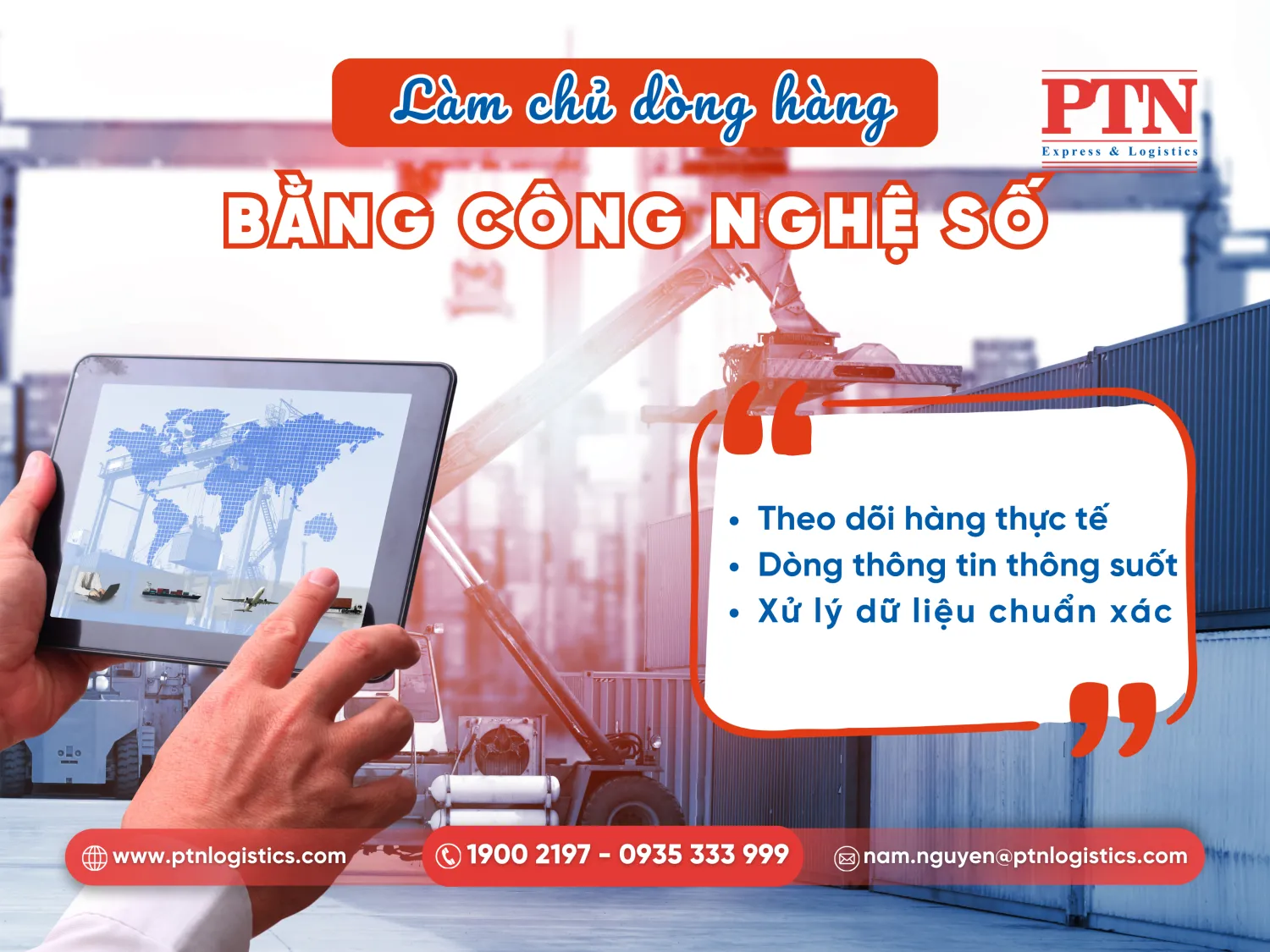 Đánh giá công ty logistics dựa trên năng lực công nghệ