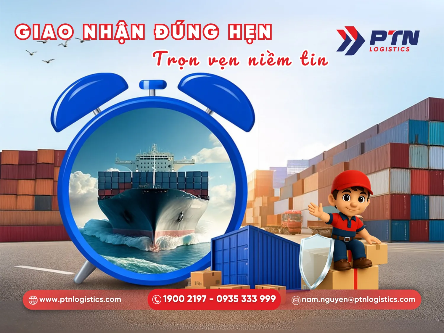 Đánh giá công ty logistics trên chỉ só đúng hẹn