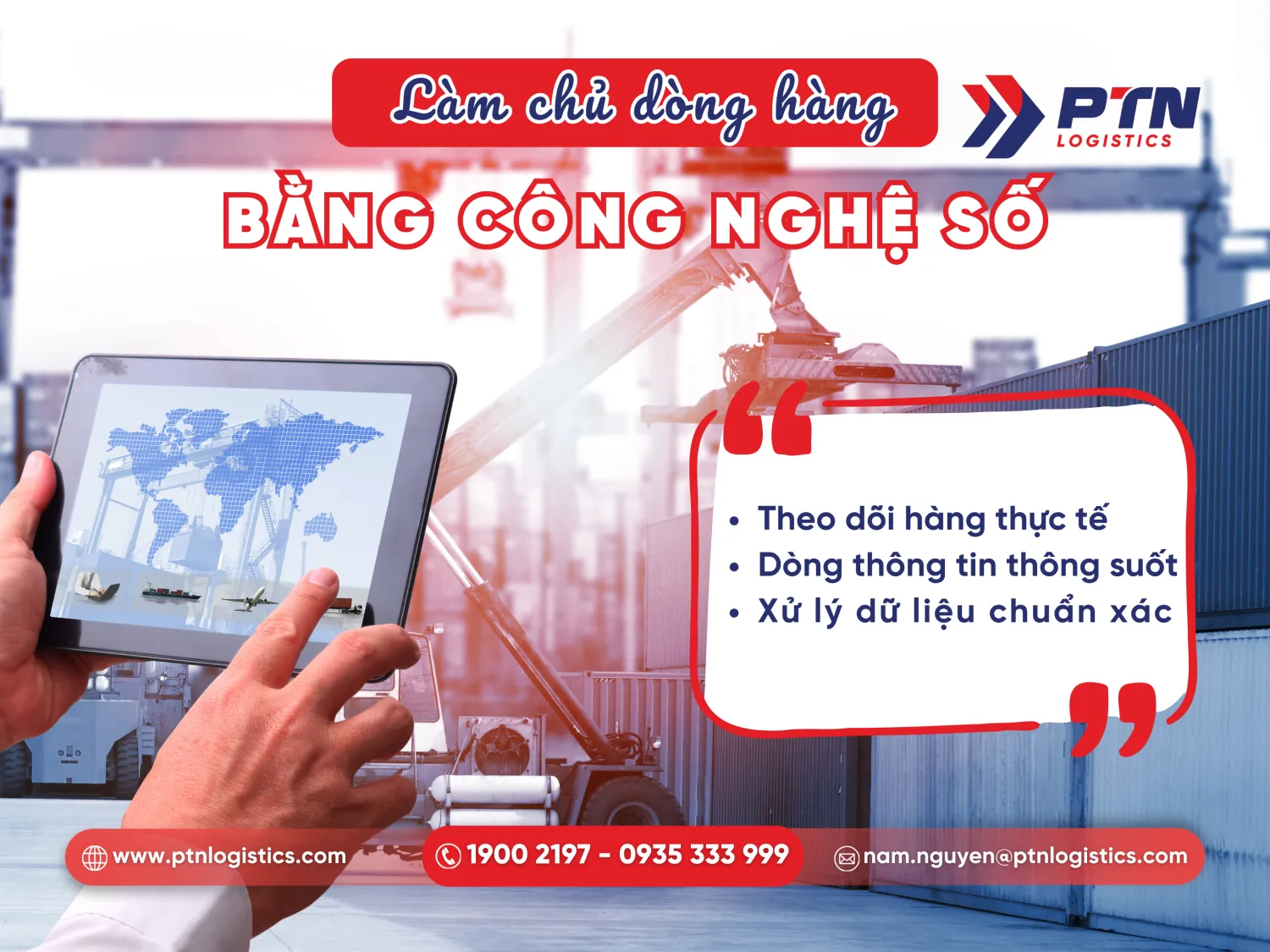 Đánh giá công ty logistics trên năng lực công nghệ