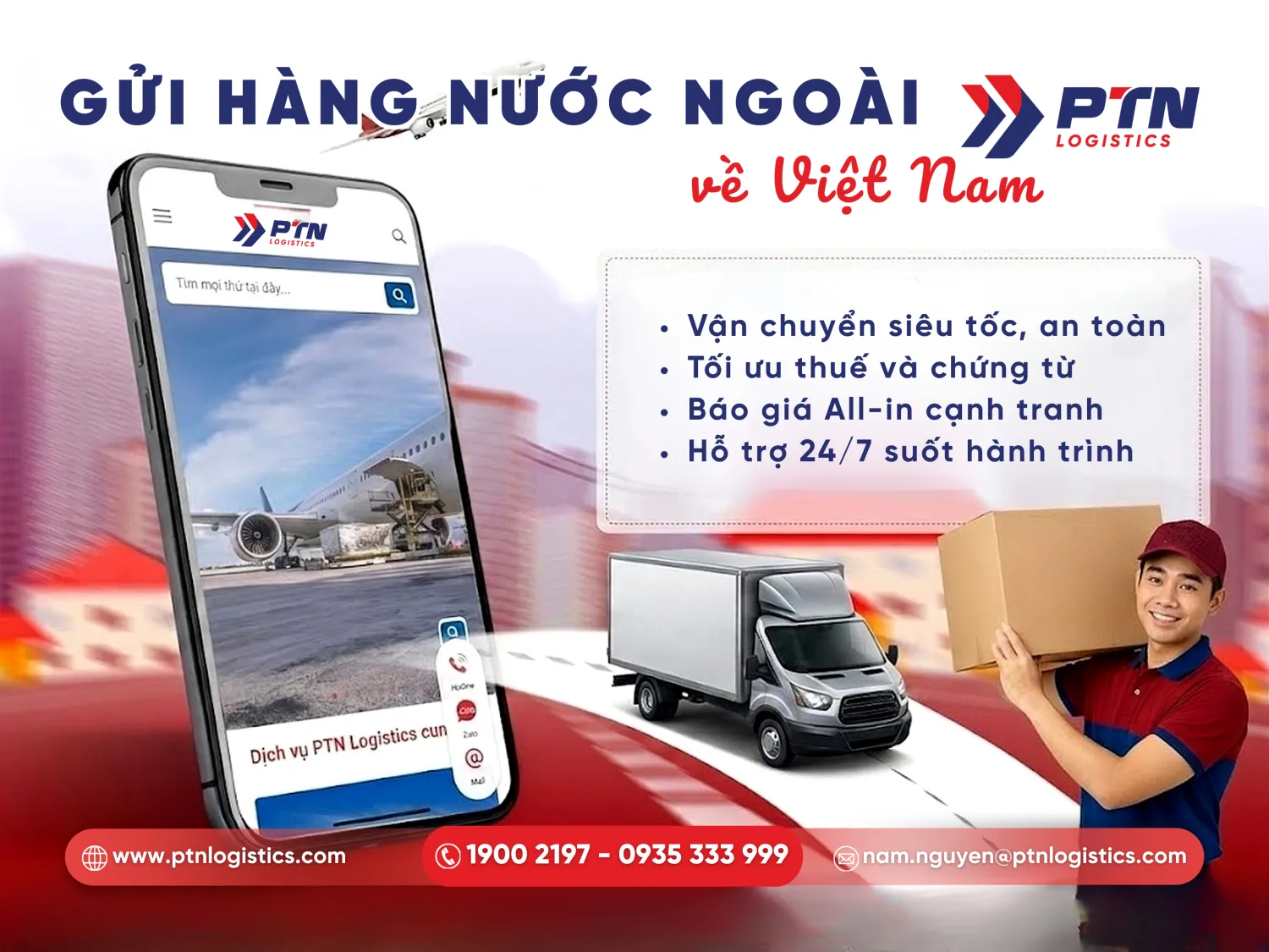 Dịch vụ gửi hàng nước ngoài về Việt Nam