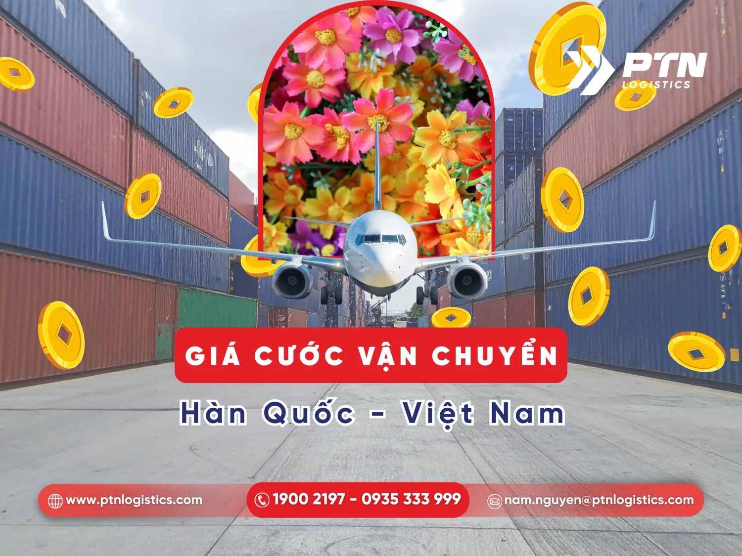 Dịch vụ vận chuyển hoa giả Hàn Quốc - Việt Nam