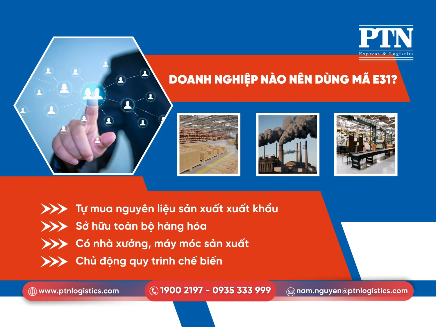 Doanh nghiệp nào nên dùng mã E31