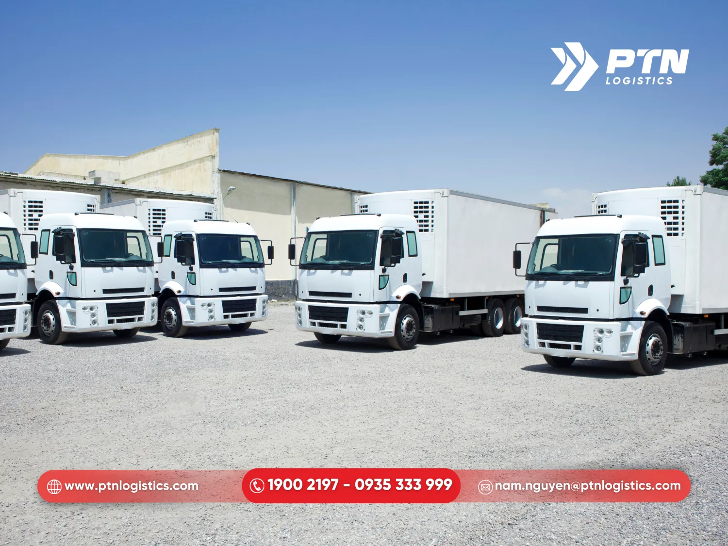 Đội xe vận tải đa dạng, giao hàng tận nơi