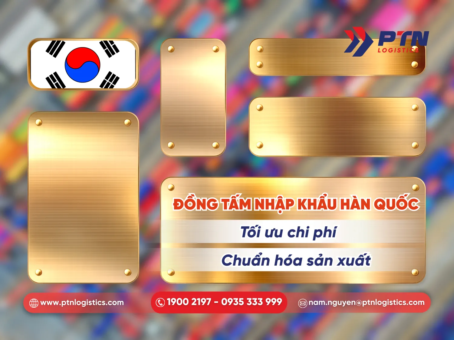 Đồng tấm nhập khẩu Hàn Quốc tối ưu chi phí