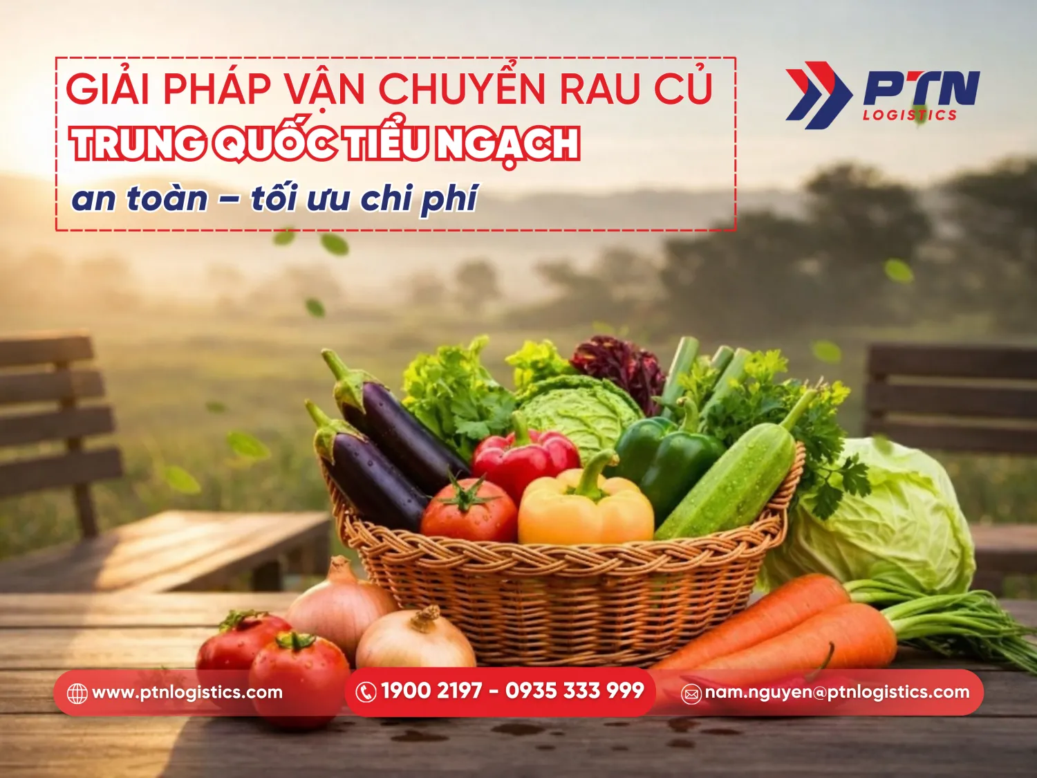 Giải pháp vận chuyển rau củ Trung Quốc nhập khẩu tiểu ngạch