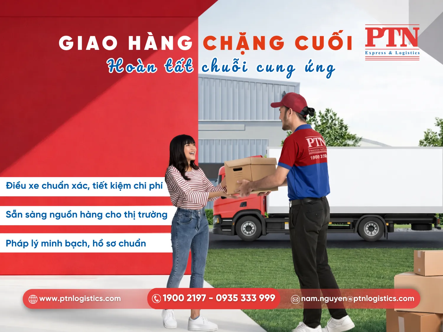 Giao hàng cuối cùng đến tay khách hàng