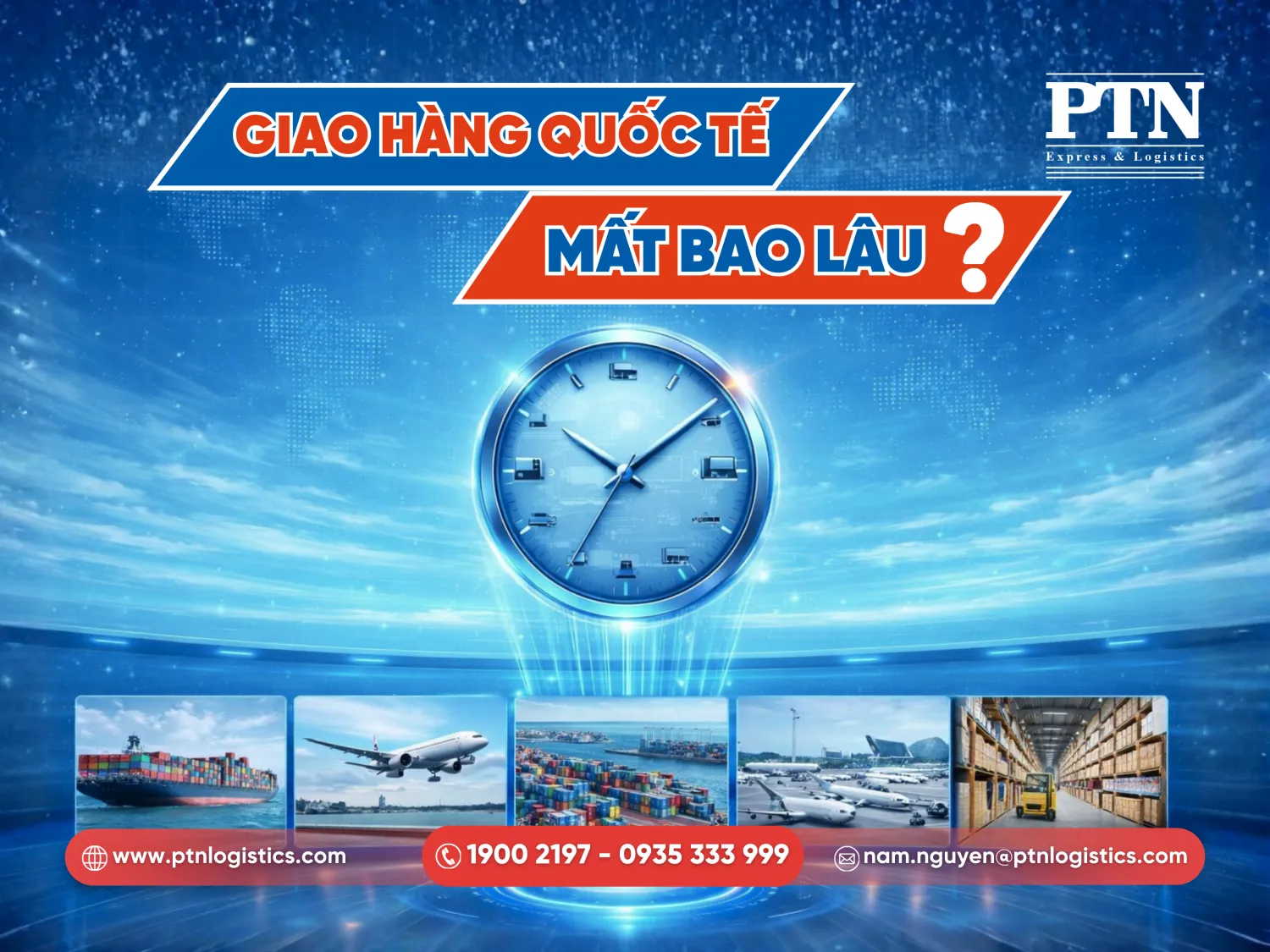 Giao hàng quốc tế mất bao lâu