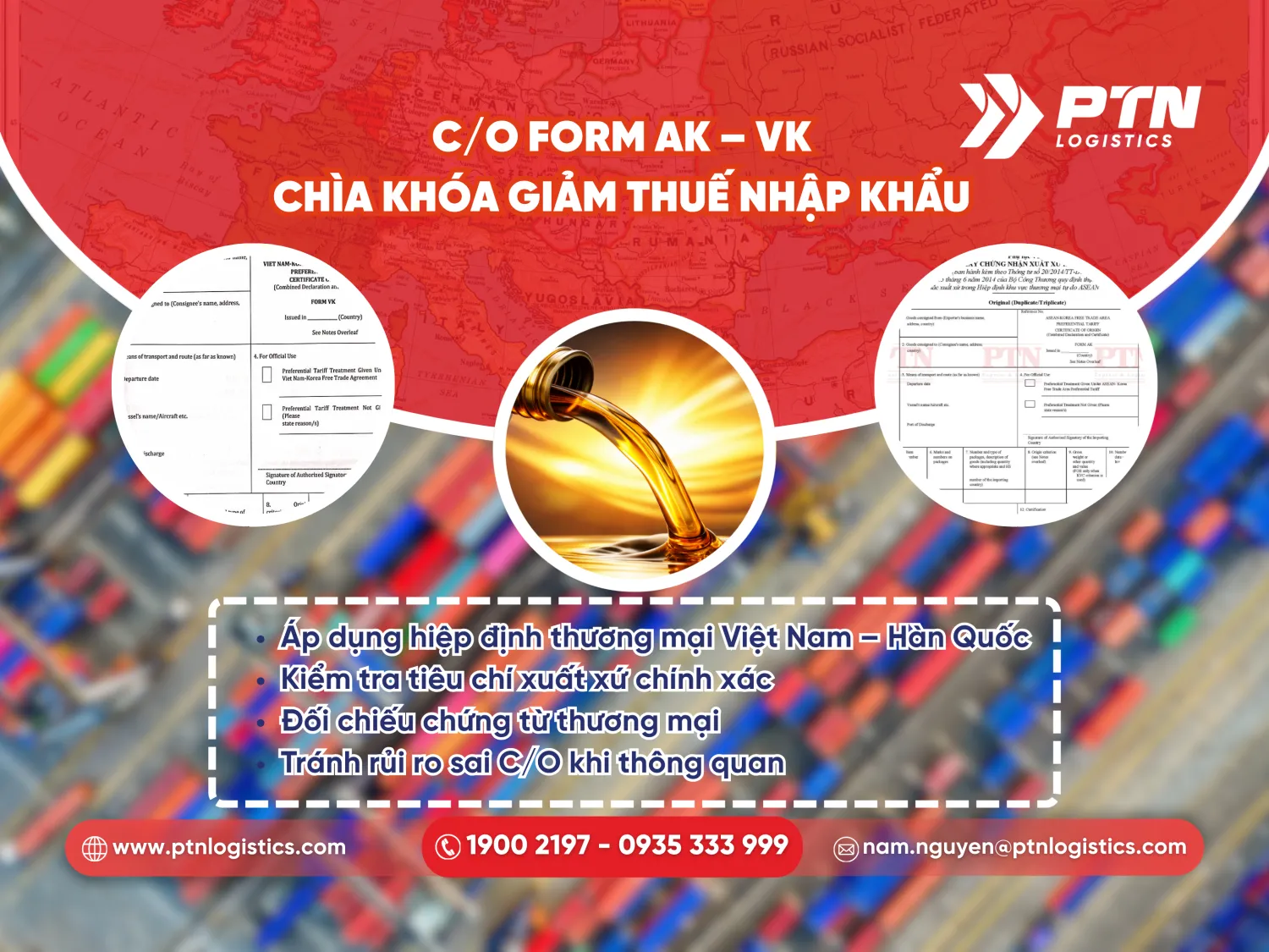 Giấy chứng nhận xuất xứ, chìa khóa giảm thuế nhập khẩu