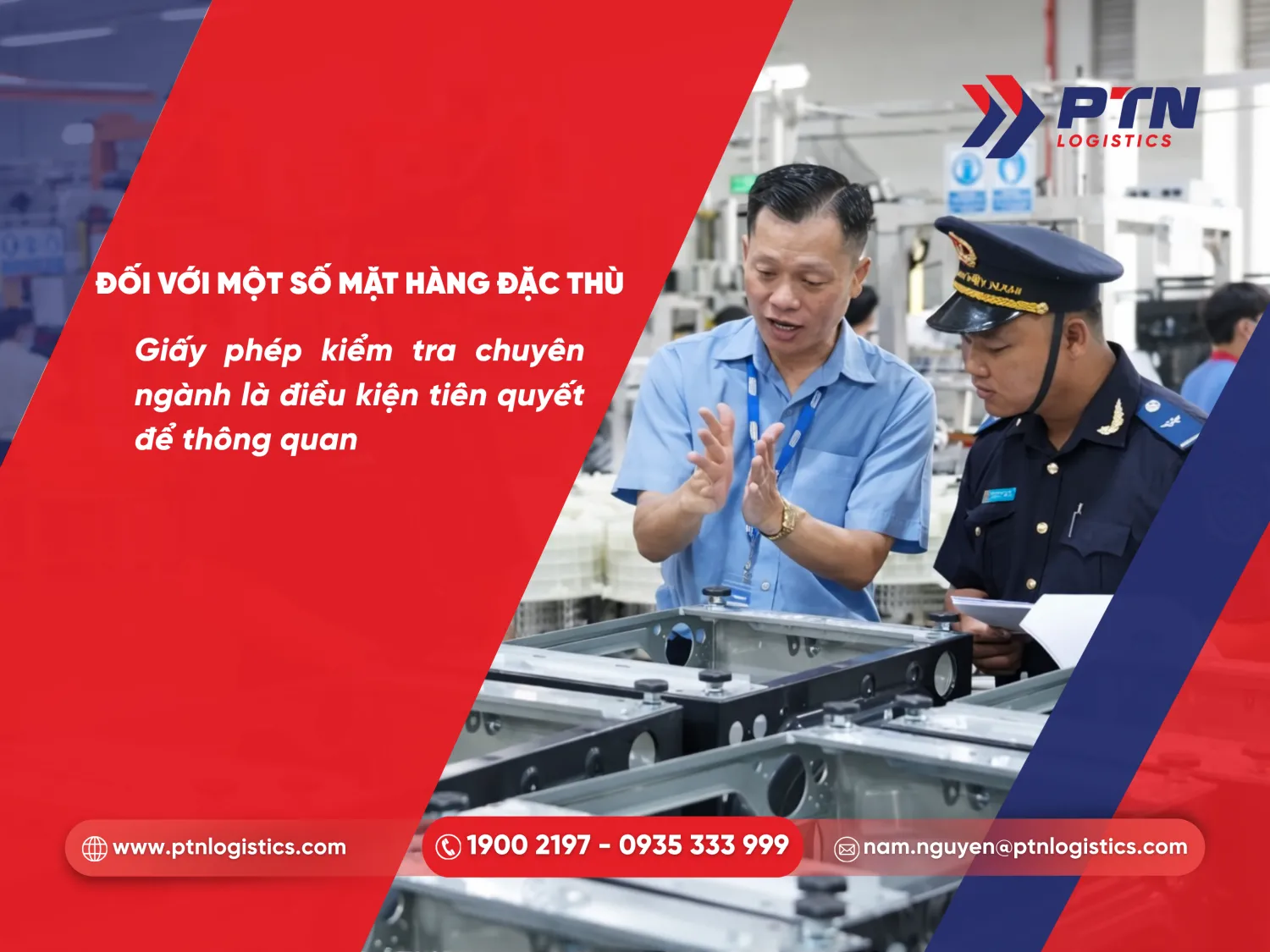 Giấy phép kiểm tra chuyên ngành cho hàng hóa