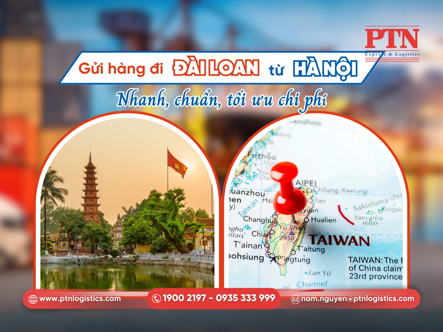 Gửi hàng đi Đài Loan tại Hà Nội