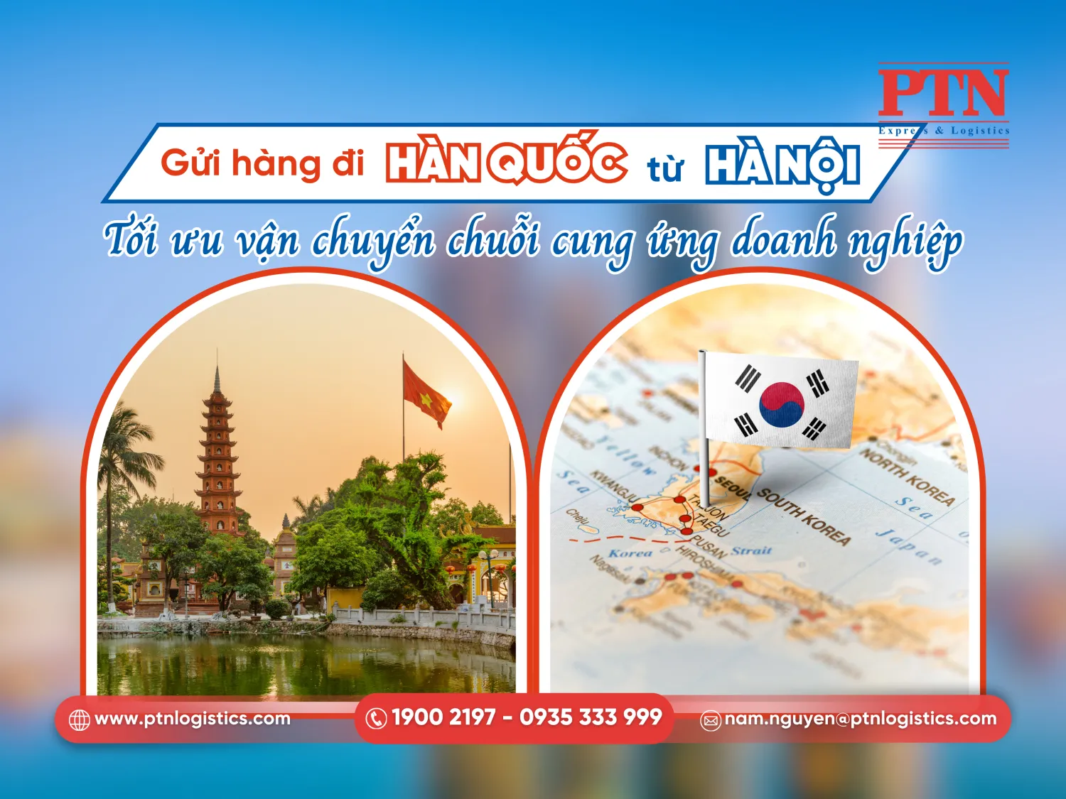 Gửi hàng đi Hàn Quốc tại Hà Nội