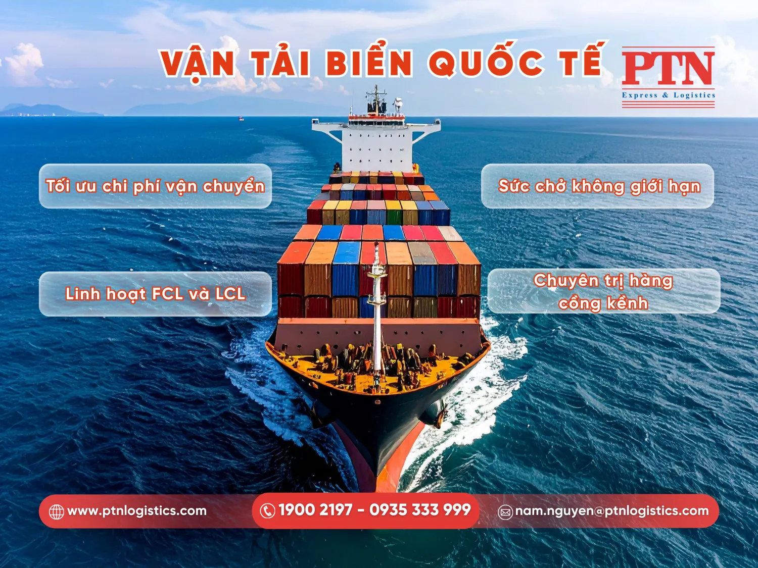 Gửi hàng từ nước ngoài về Việt Nam bằng đường biển