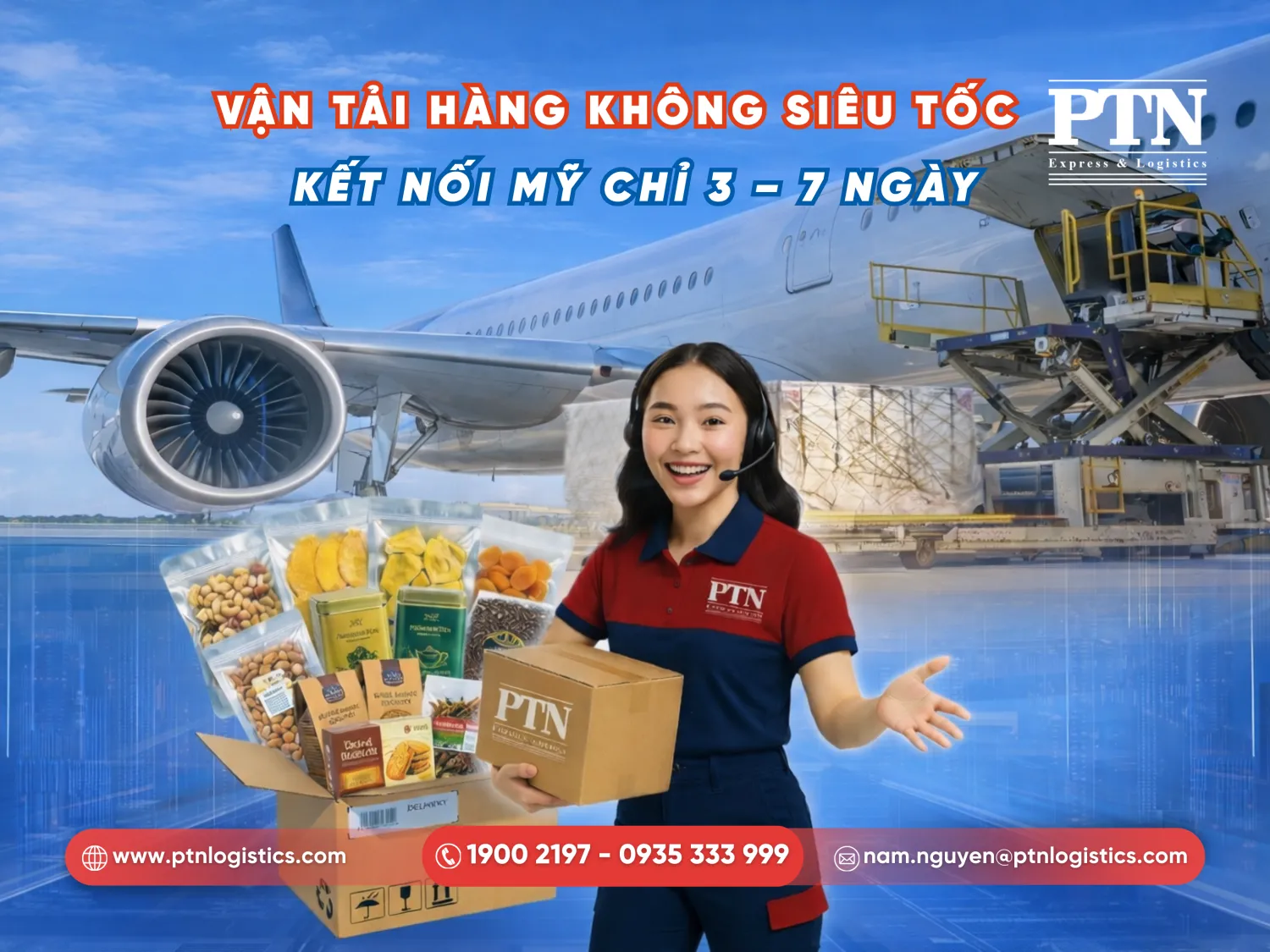 Hạ tầng vận tải hàng không chuyên nghiệp