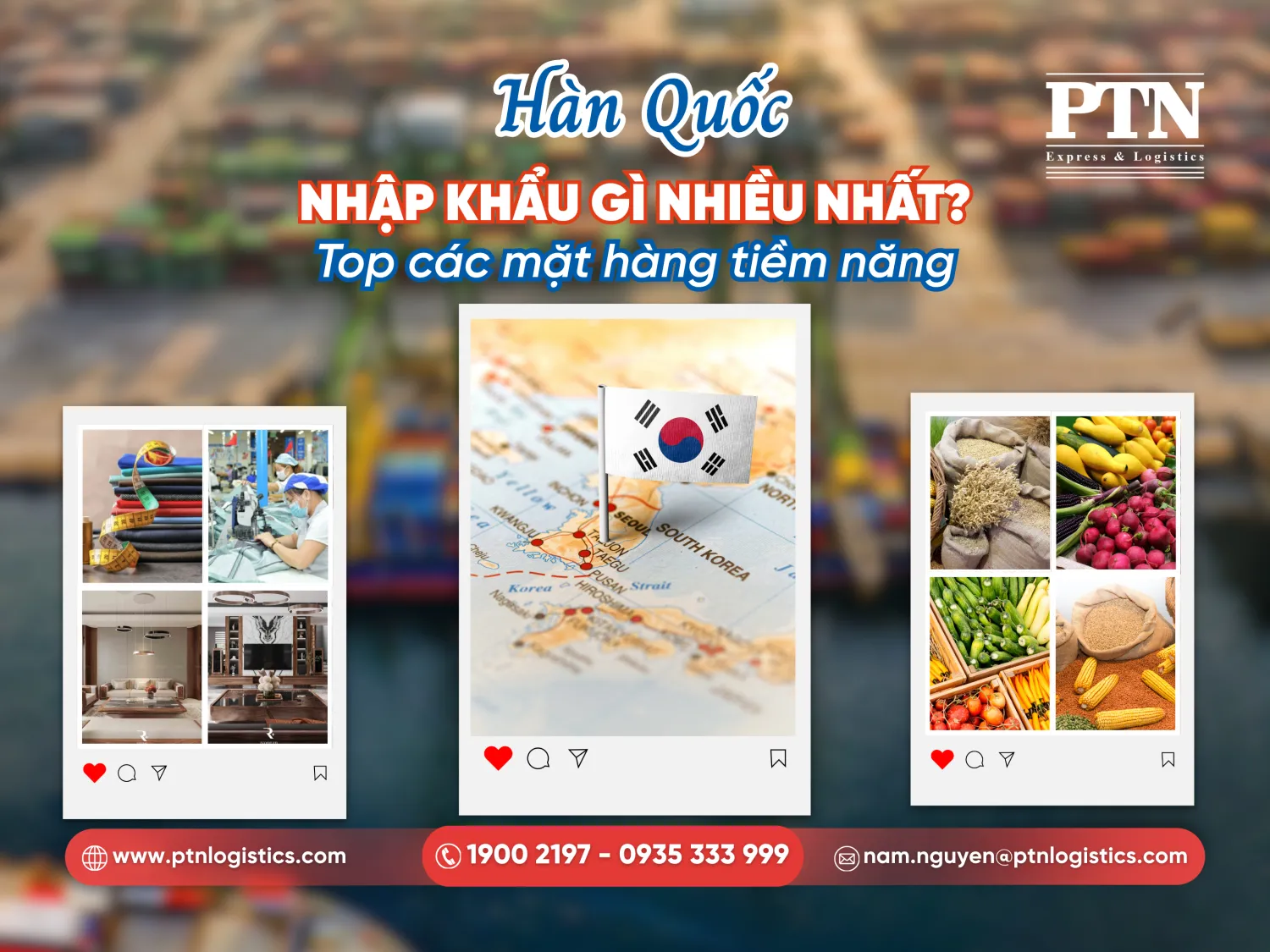 Hàn Quốc nhập khẩu gì nhiều nhất