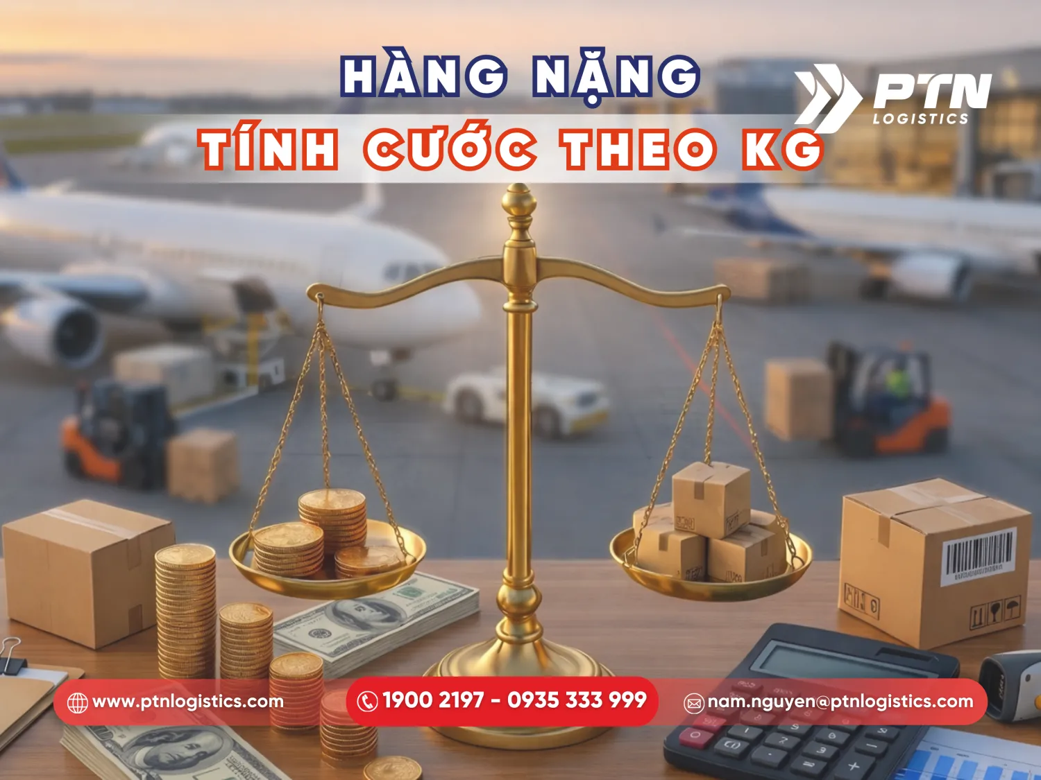 Hướng dẫn cách tính cước phí theo cân nặng