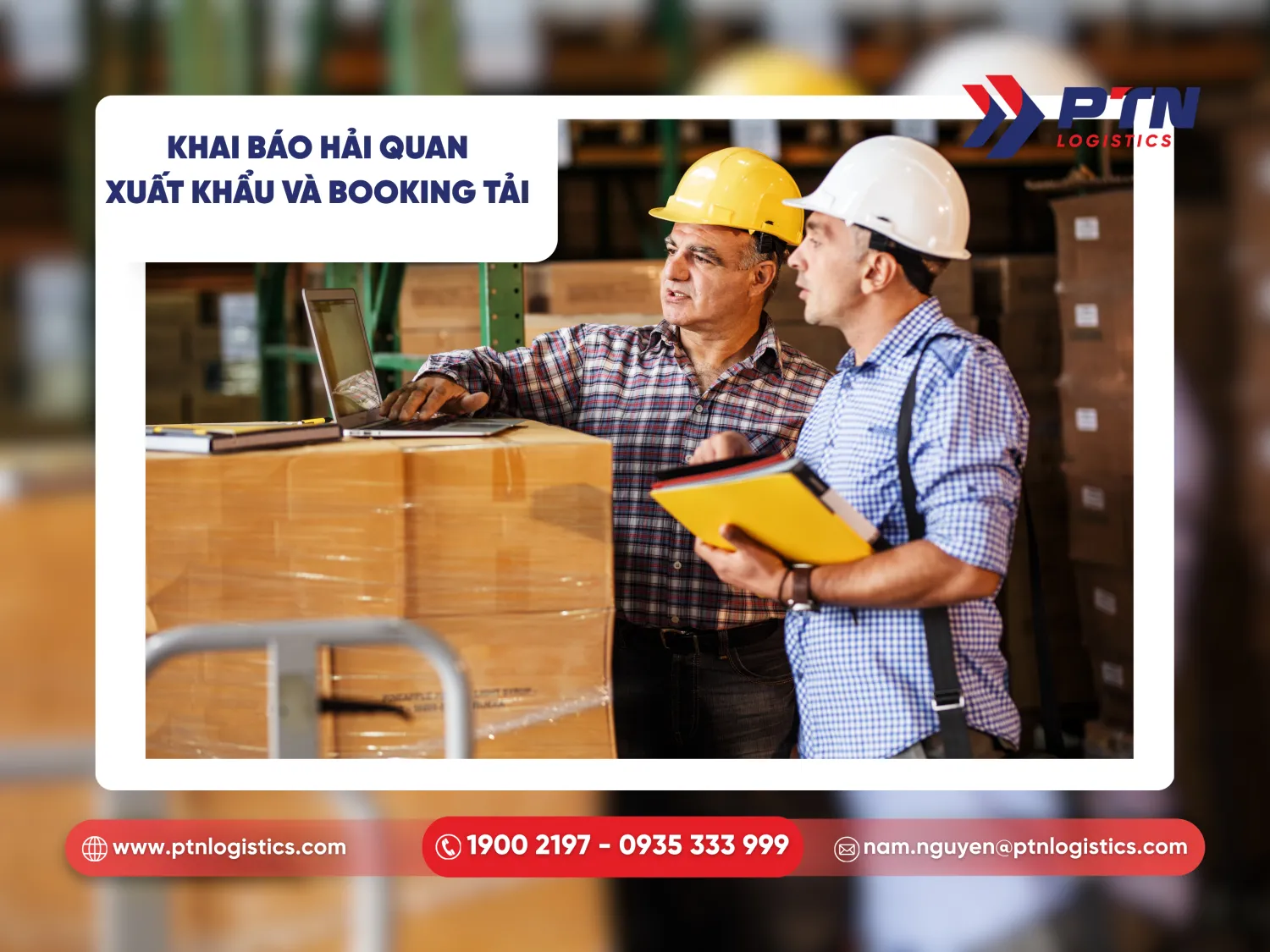 Khai báo hải quan xuất khẩu và thực hiện booking tải